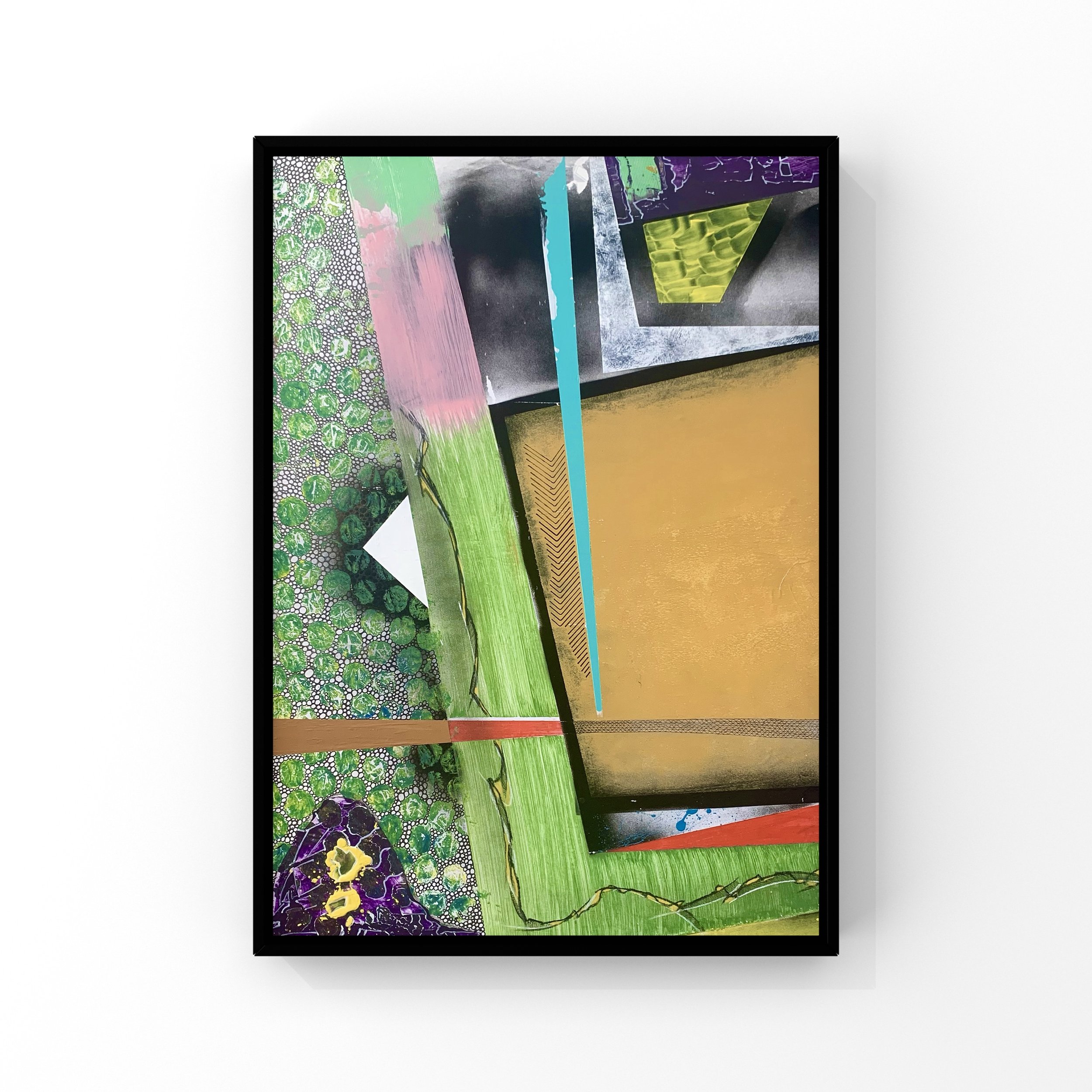  Loose  
 2024
 Mixed media on paper