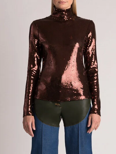 designer sequin tops
