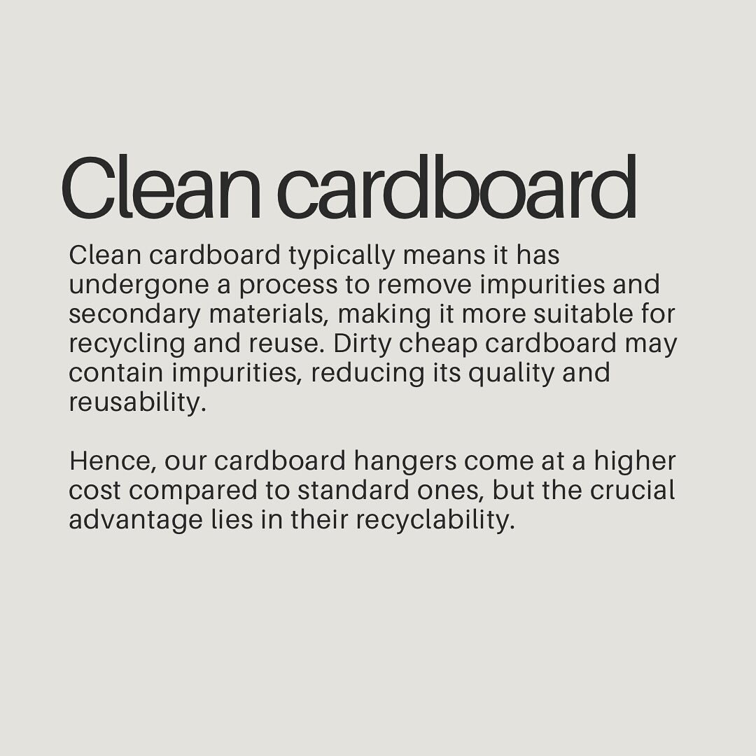 Have you ever thought about the cleanliness of cardboard? ♻️

Clean cardboard typically means it has undergone a process to remove impurities and secondary materials, making it more suitable for recycling and reuse. Dirty cheap cardboard may contain 