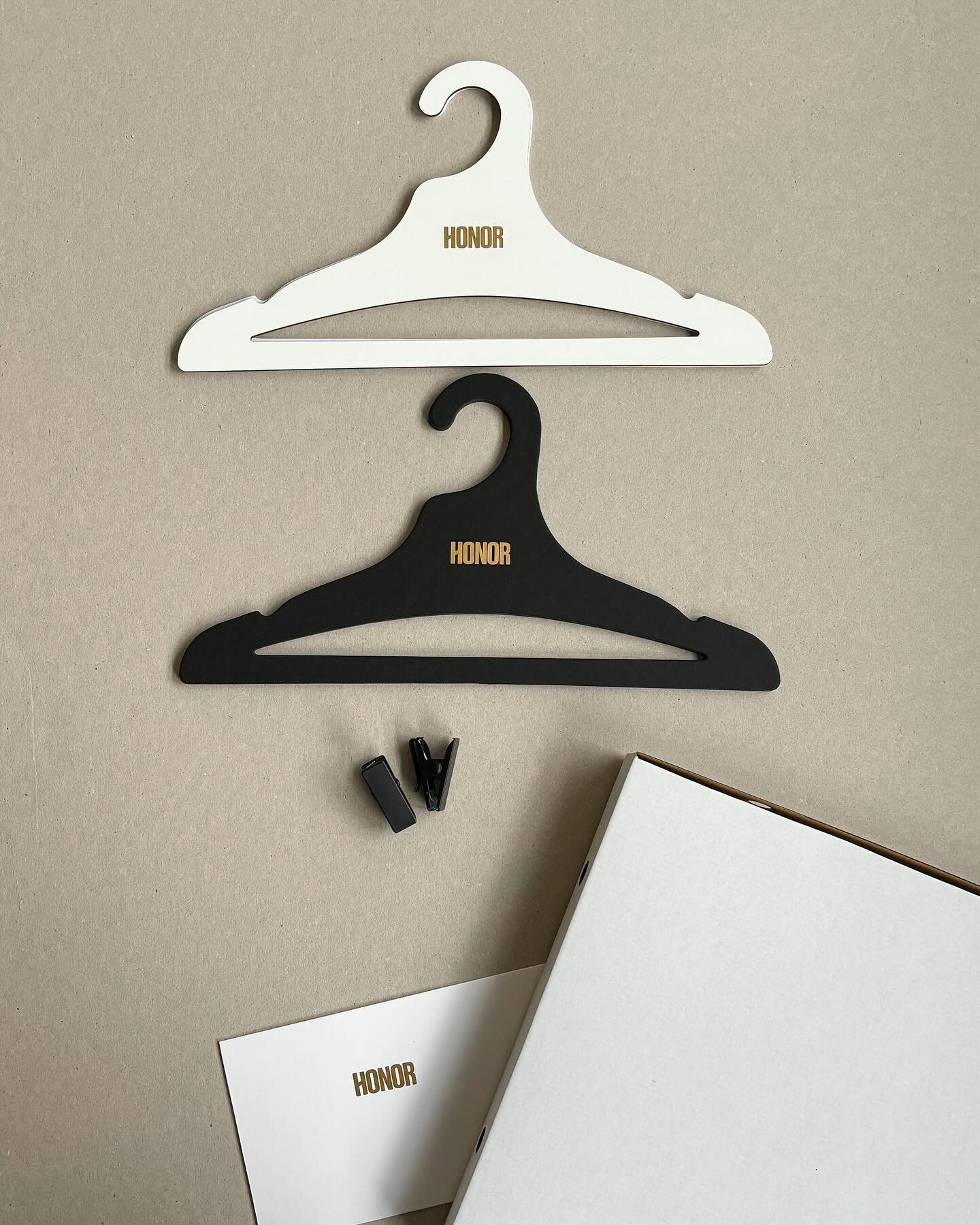 White Wooden hangers and Black Cardboard hangers with gold logo and black clips.

Thank you @honornyc 🤍

Try us with Sample box at www.trempel.lv or Etsy shop.

#wedding #weddingdress #weddinghangers #weddingdresshanger #woodenhanger #woodhanger #wo