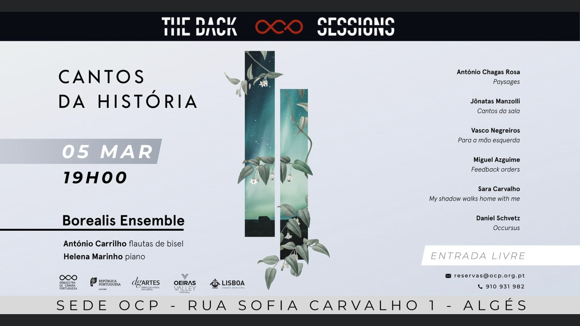 CANTOS DA HISTÓRIA  •&nbsp;BOREALIS  ENSEMBLE