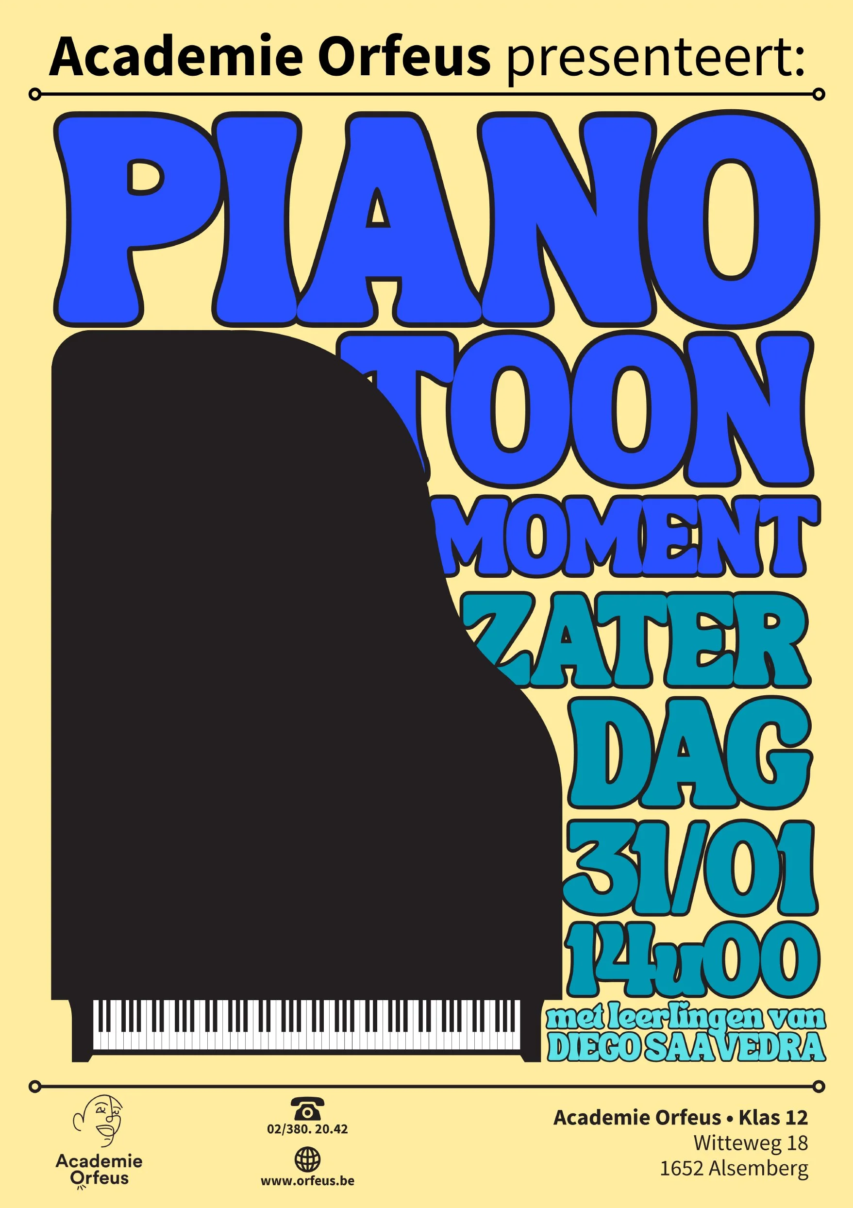 Toonmoment Piano - met leerlingen van Diego Saavedra