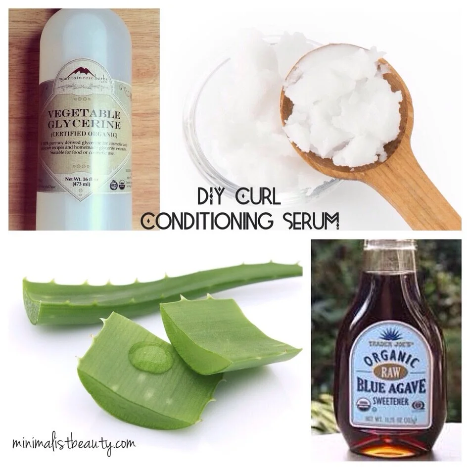 DIY Curl Conditioning Serum