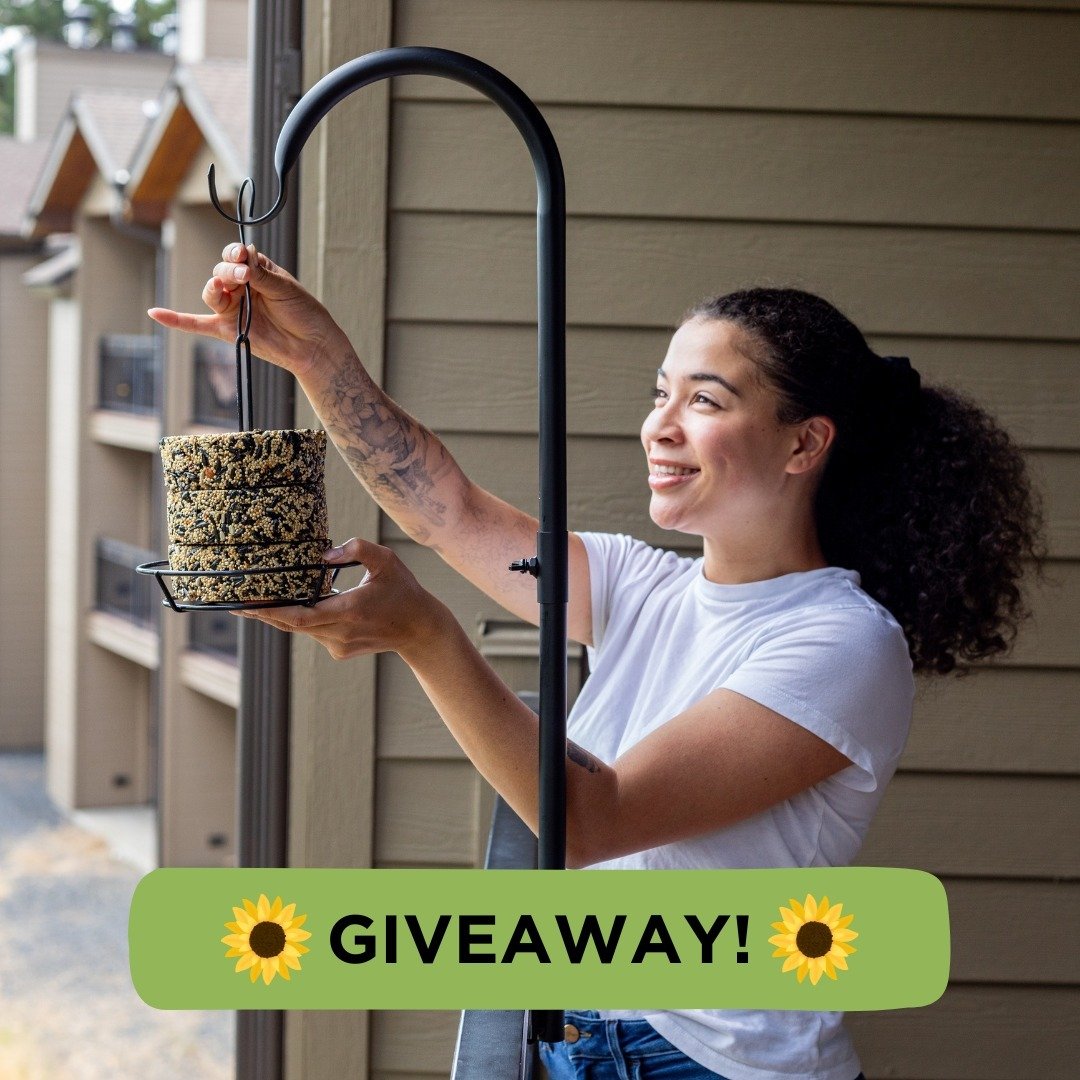 We're spreading the joy of bird feeding all month long to celebrate Mental Health Awareness Month. 🌻Enter to win an Audubon Park Wild Bird Feeding Starter Kit that includes our easy-to-use Snack Stack Wild Bird Feeder and 6 delicious Snack Stacks th