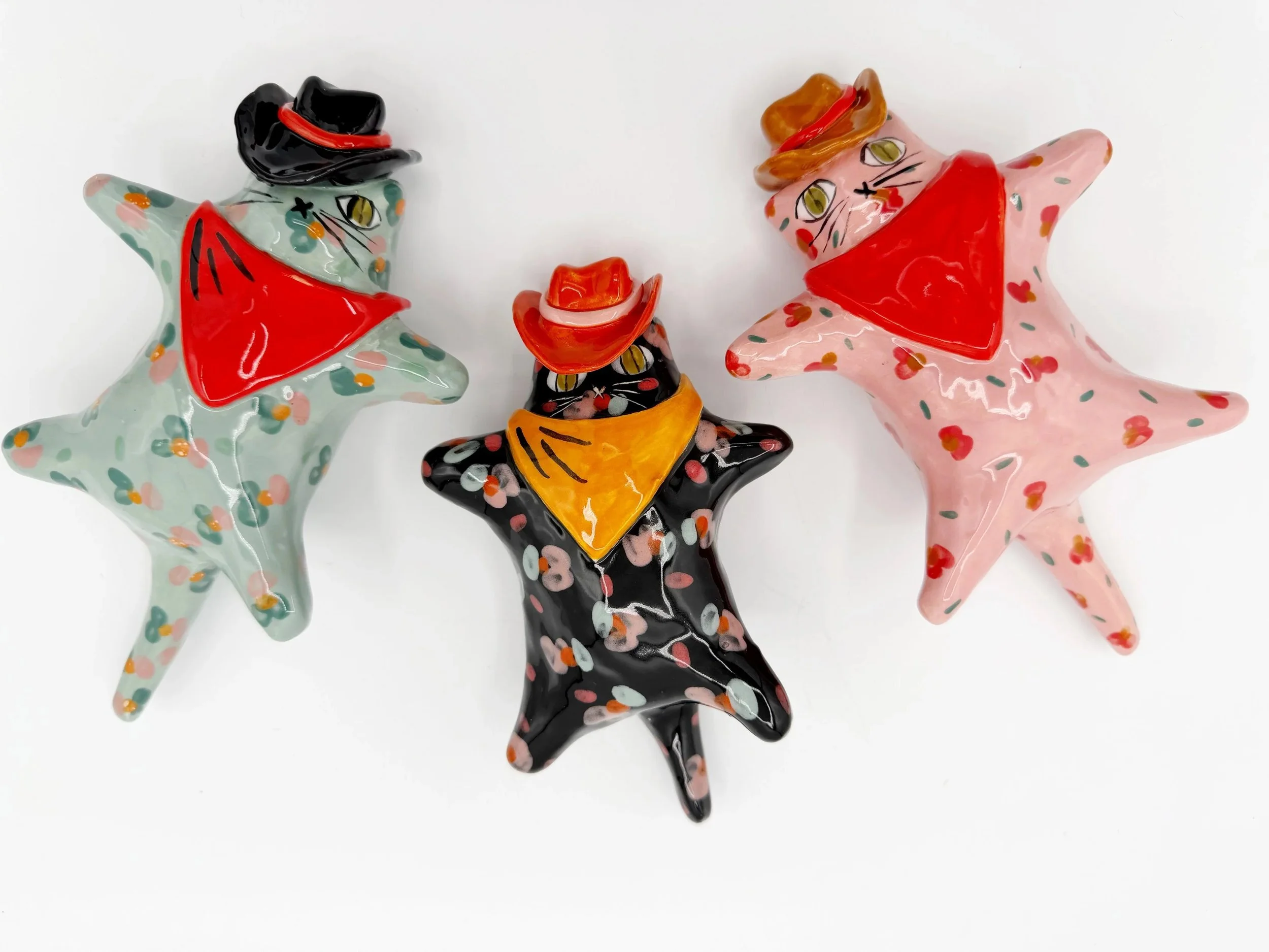 PRE-ORDER Cowboy Kitty Wall Hanging