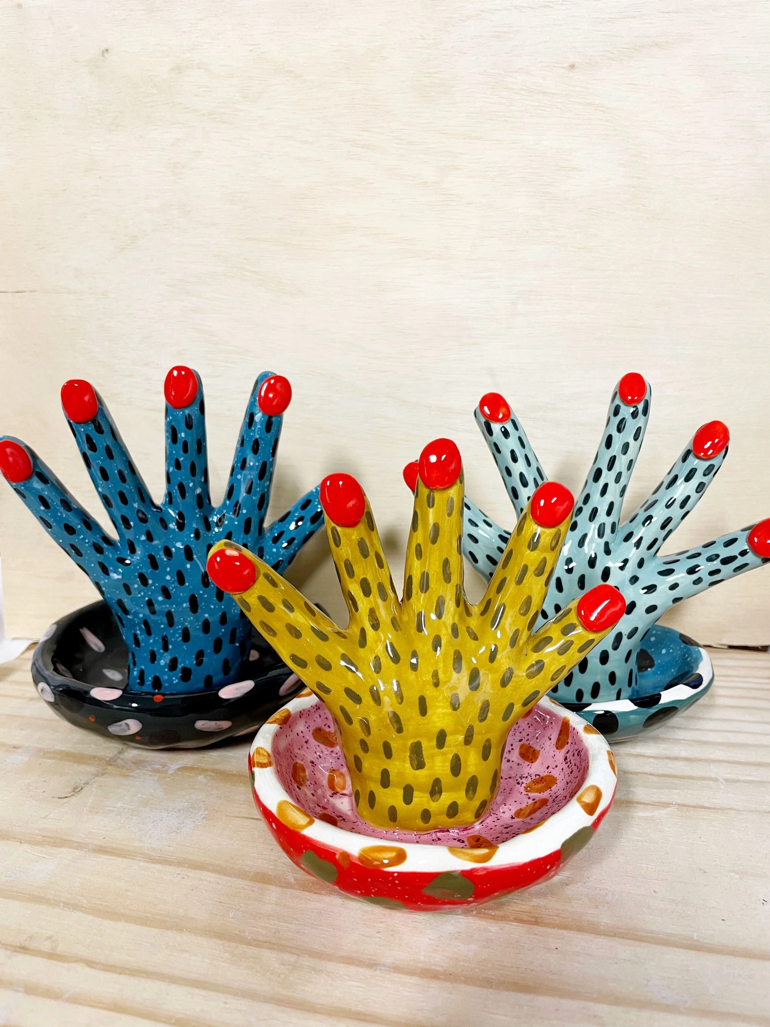 3D Hand Ring Holder