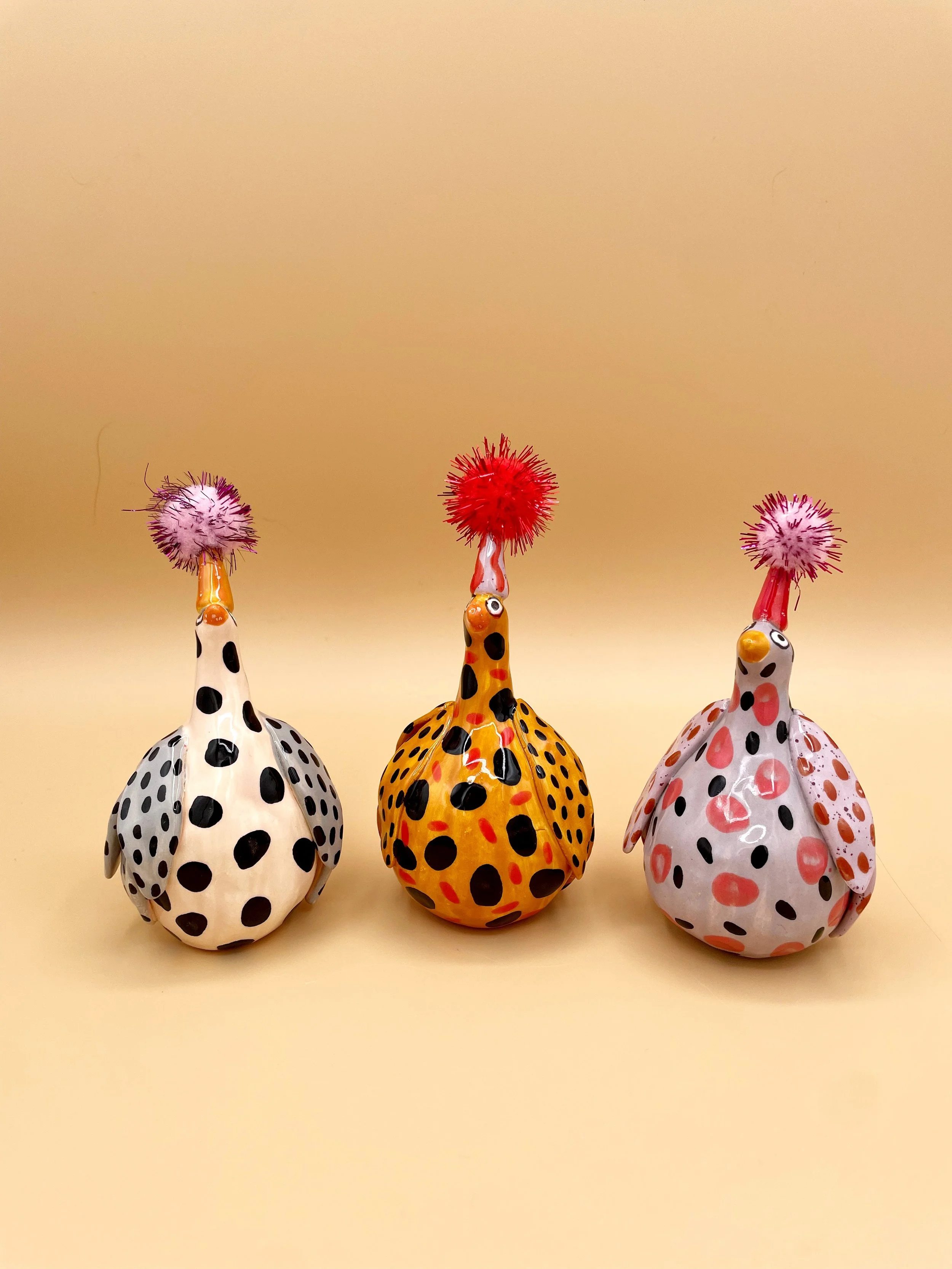 Ceramic Bird Shakers / Maracas