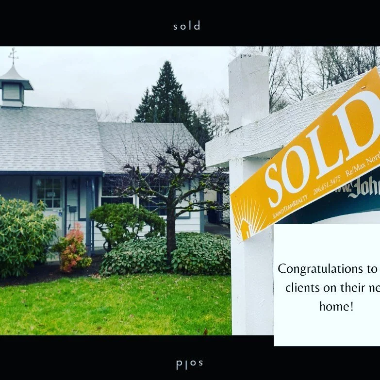 #soundteamrealty #newhouse #seattle #loveourclients #sold