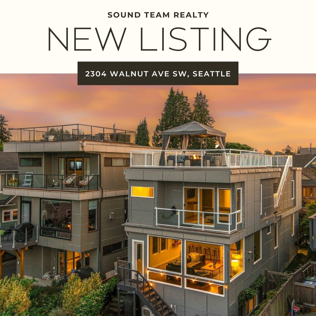 NEW LISTING!⠀
🏠 2304 Walnut Ave SW, Seattle⠀
🛌 4 BR⠀
🛁 4 BA⠀
📐 2510 SQ FT⠀
💰 $1,940,000⠀
🌇 EPIC VIEWS!⠀
Better than new home is luxury living at its best in West Seattle. Must see these breathtaking views of the Bay, downtown, and mountains fro