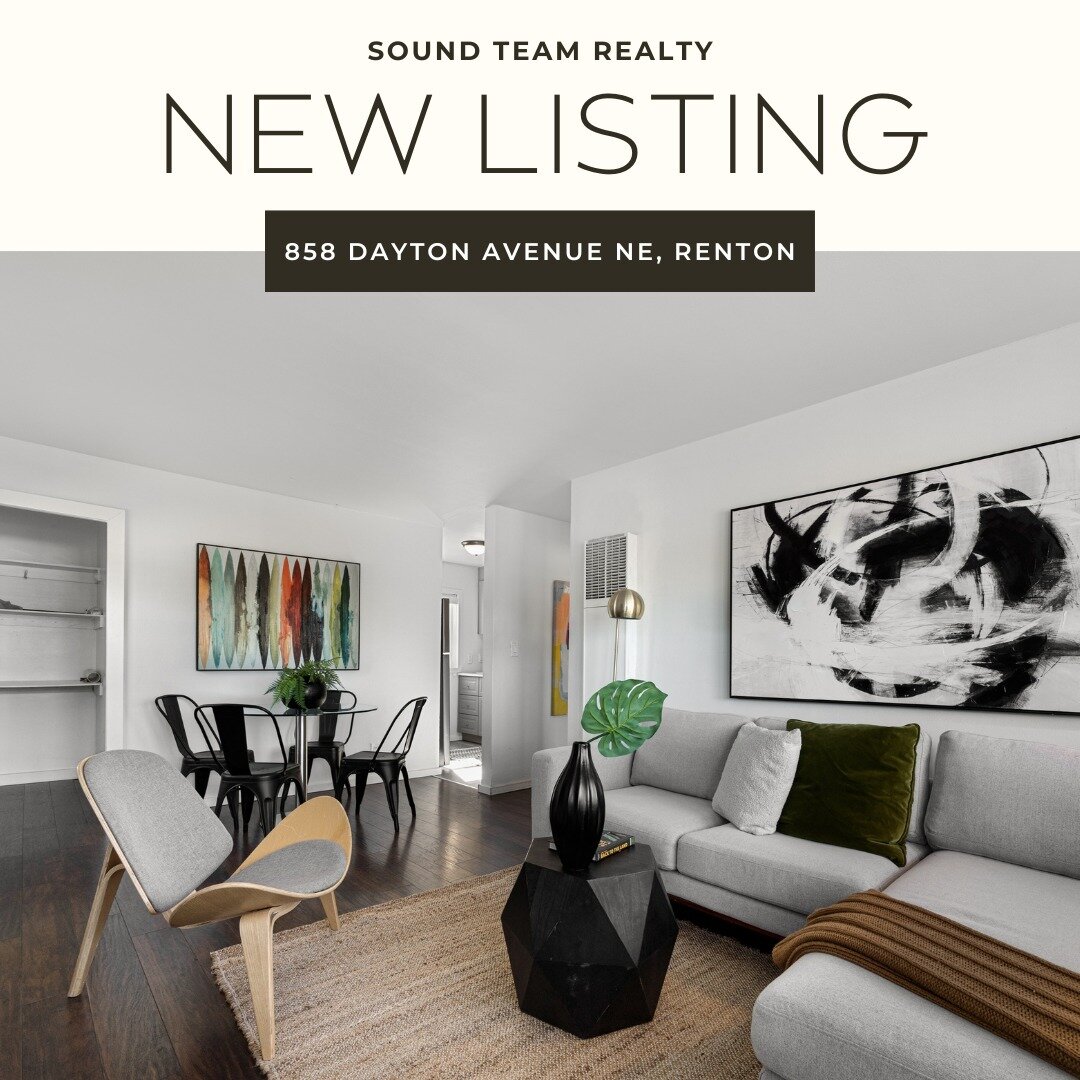 🚨 JUST LISTED 🚨 
🏠 858 Dayton Avenue NE, Renton&mdash;DUPLEX
💰 $575,000
EACH UNIT &bull; 1BR/1BA
Investor Opportunity! This Renton duplex sits on a large corner Renton Highlands lot with storage shed, R/V parking, and fully fenced back yards grea