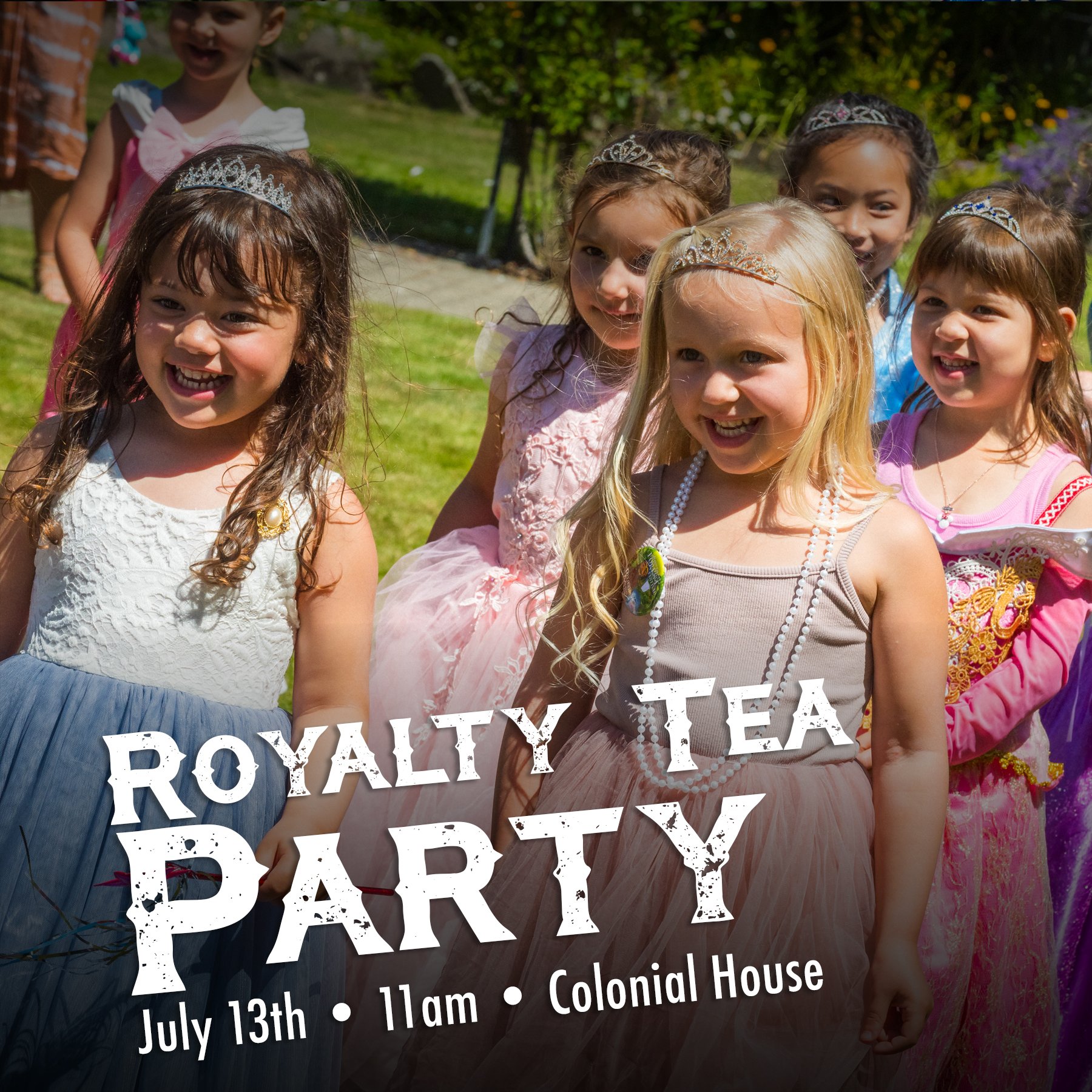 ✨Calling all princes, princesses, and their proud grownups!✨
Queen Kodee and the rest of the royalty court, invites you to an enchanting garden tea party at Shelton&rsquo;s Colonial House &mdash; complete with fine cakes, crown-worthy fun, and a dash