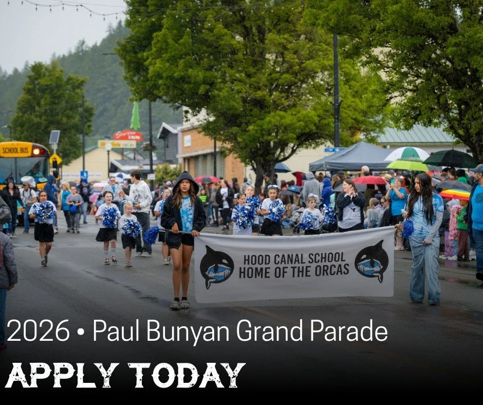 The real question is...will it rain or be sunny for 2026?

Online App: https://www.masoncountyforestfestival.com/parad