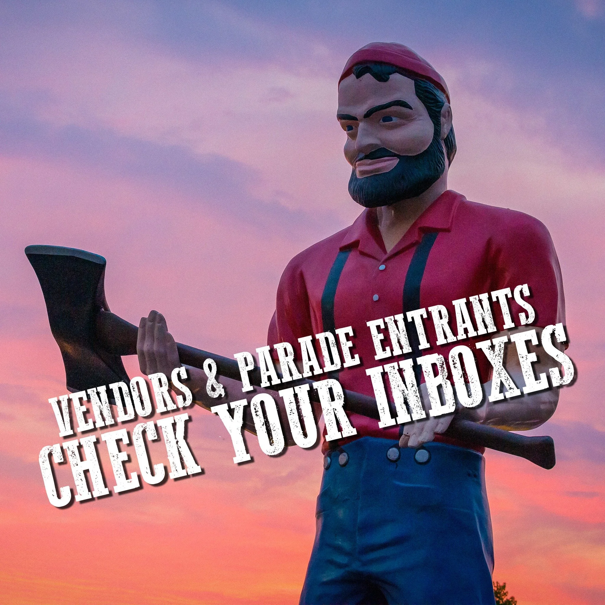 📣 Did you apply for parade participation or a vendor space?  Emails with event details have been sent! (Be sure to check your spam boxes too!)
Questions?  parade@masoncountyforestfesival.com or vendors@masoncountyforestfestival.com