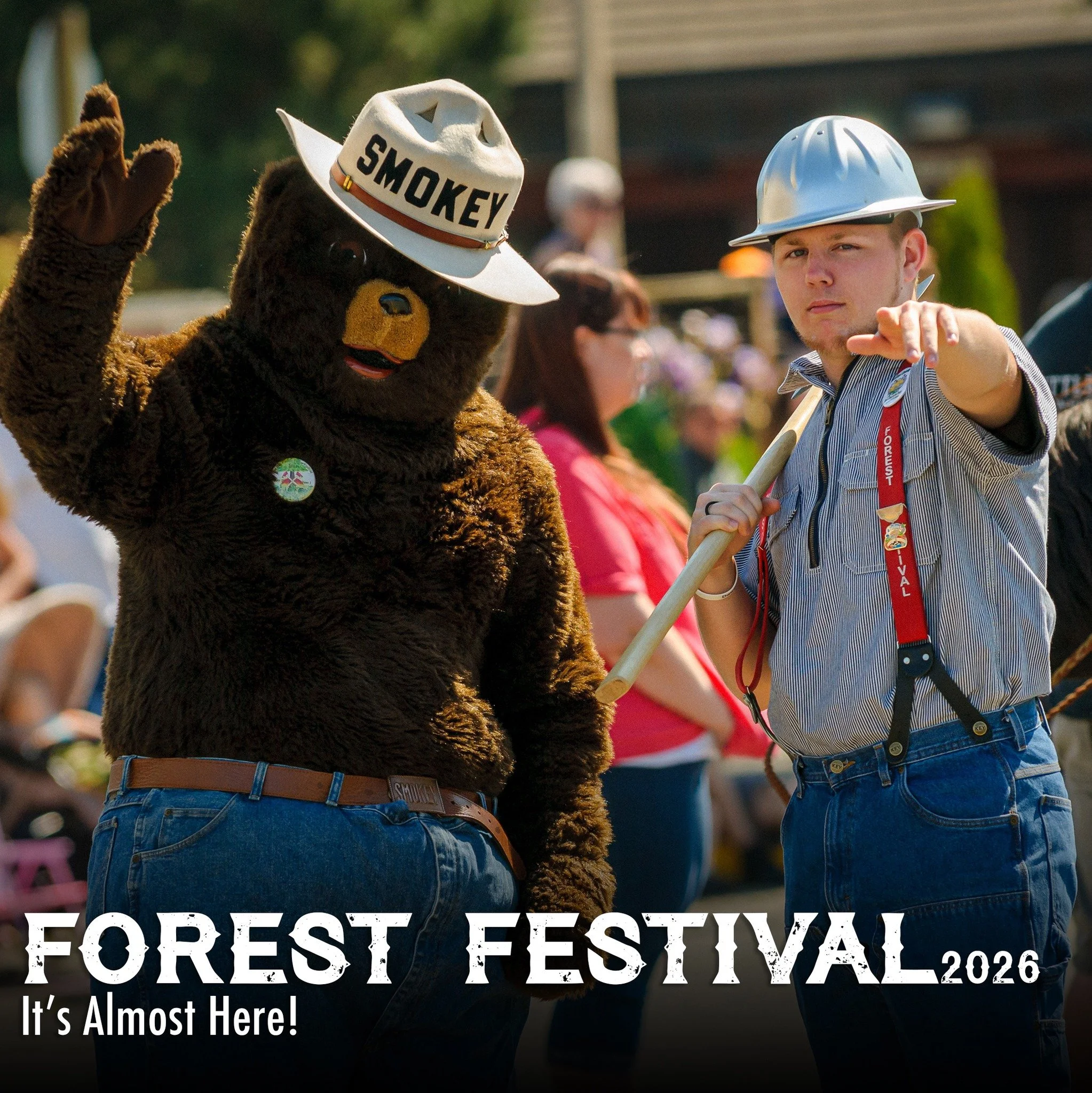 We're counting down the hours!  Mason County Forest Festival is almost here!

If you have any questions about the schedule of events and other details be sure to peruse all the posts on our page, or check out our website: https://www.masoncountyfores