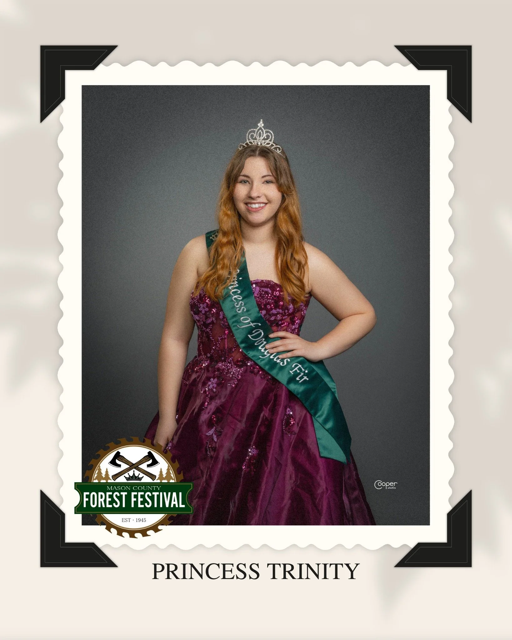 👑 ROYALTY SPOTLIGHT - TRINITY, Princess of Douglas Fir
Junior, Shelton Highschool

I&rsquo;m excited to be serving as this year&rsquo;s Princess of Douglas Fir. Growing up in Shelton, I've always looked up to the royalty and admired the confidence a