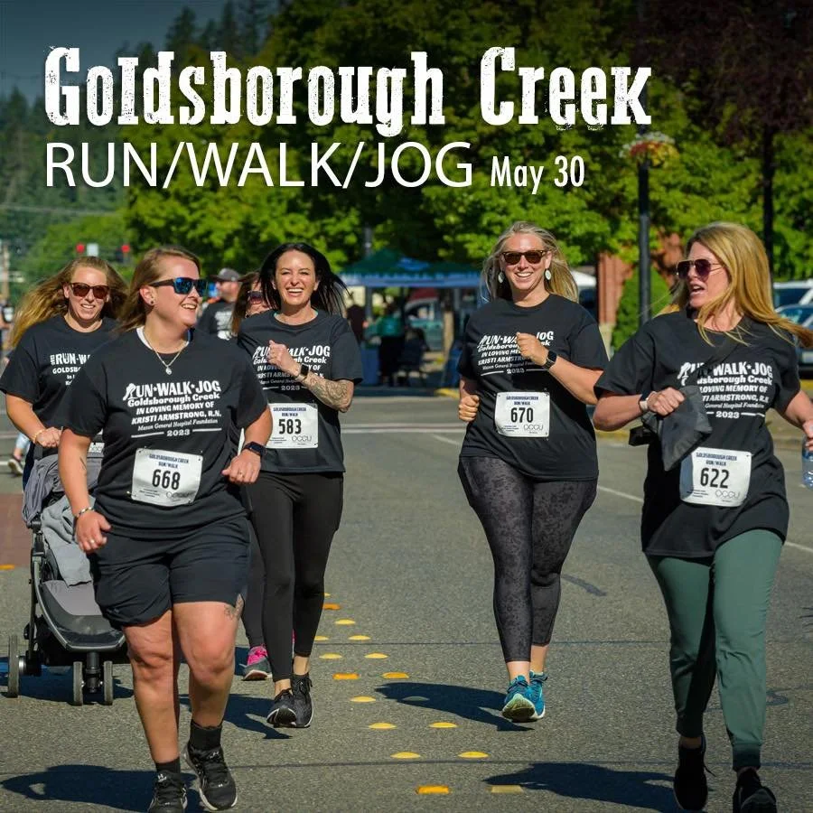 You can still sign up to participate in the GOLDSBOROUGH CREEK Run/Walk/Jog.  There are all sorts of ways to participate.  Deadline is TODAY (5/27/26)! 🏃🏃🏾&zwj;♀️🏃🏿🏃&zwj;♀️

Find the details here:  https://runsignup.com/Race/WA/Shelton/Goldsbor