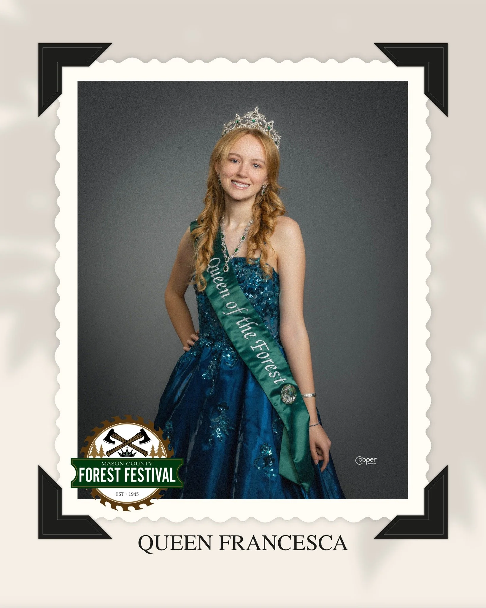 👑 ROYALTY SPOTLIGHT - FRANCESCA, Queen of the Forest
Senior, Shelton Highschool

Growing up in Mason County I always looked up to the Forest Festival Court. It is an honor to serve as Queen in this year's court. I will be graduating with my AA in We