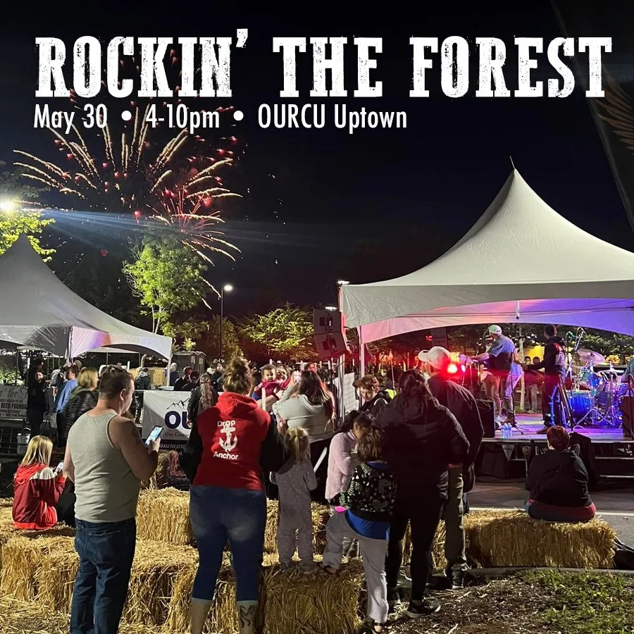 Continue an amazing Forest Festival Saturday with ROCKIN' THE FOREST!  From 4-Fireworks at Our Community Credit Union, on Oly. Hwy N.
Music, Beer Garden, Food Trucks, and a Cornhole Tournament! 

Martha Reed Foundation 
https://www.facebook.com/share