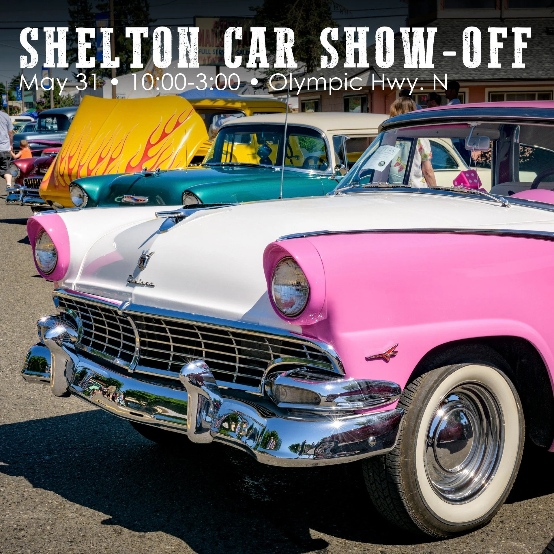 It's Car Show-Off Day! 
See you at the Car Show from 10-3 &bull; Olympic Hwy. N
