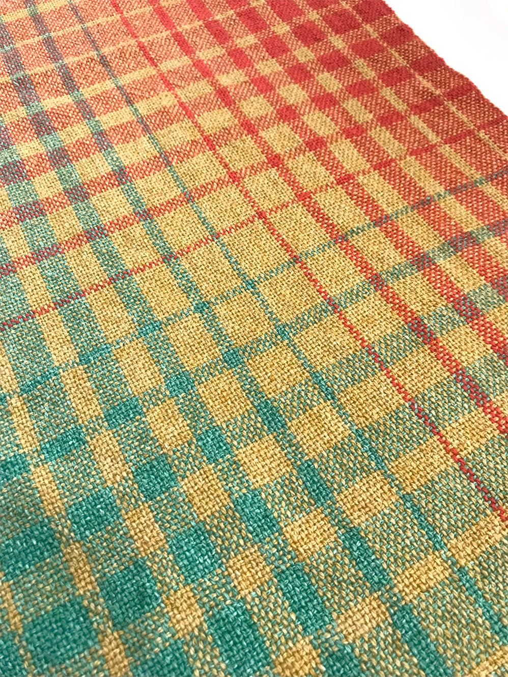 Multicolor plaid scarf