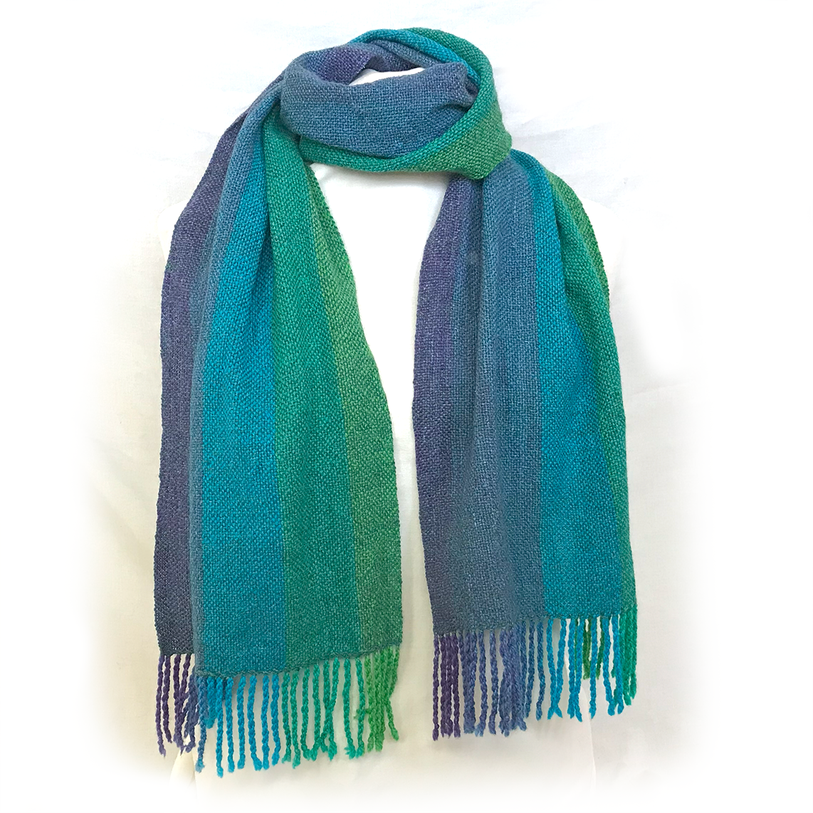 handspun gradient scarf