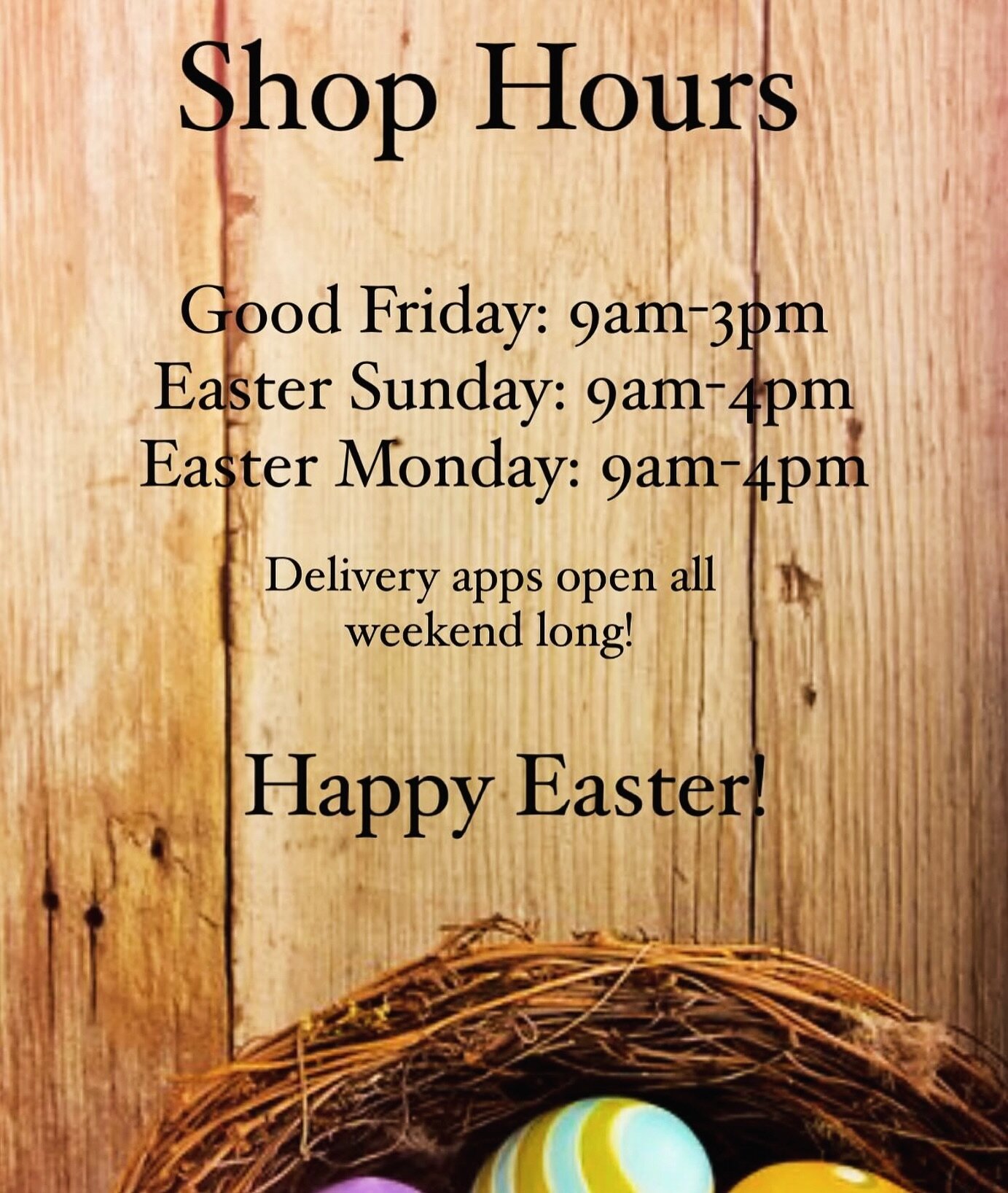 We are open all weekend long. Happy Easter and see you at The Nut! 

#mapleridgebc #thenutca #wheregoodthingsgrow #bc #bcbusiness #mapleridge #coffeeshop #easter