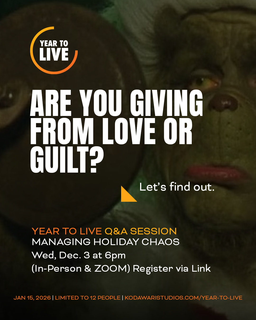 YTL Q&A Managing Holiday Chaos: Giving from Obligation or Love