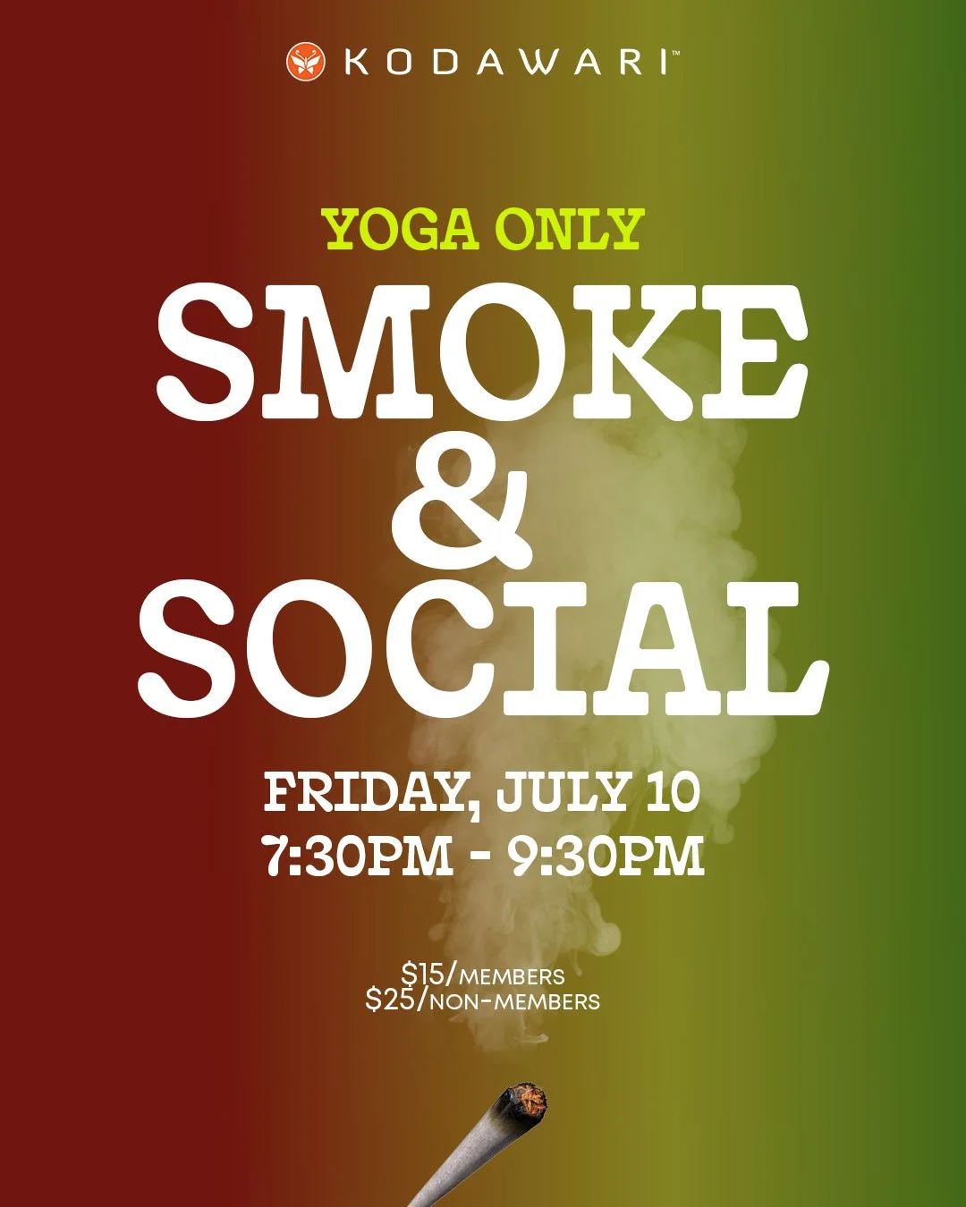 Smoke and Social: Yoga+Nidra