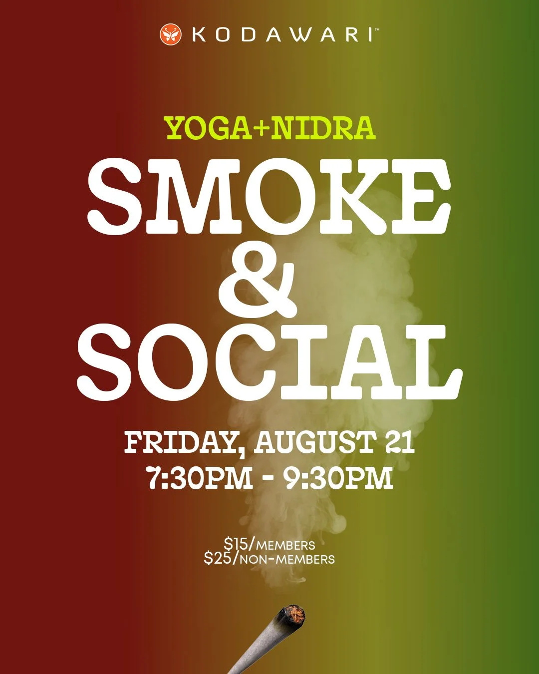 Smoke and Social Yoga+Nidra