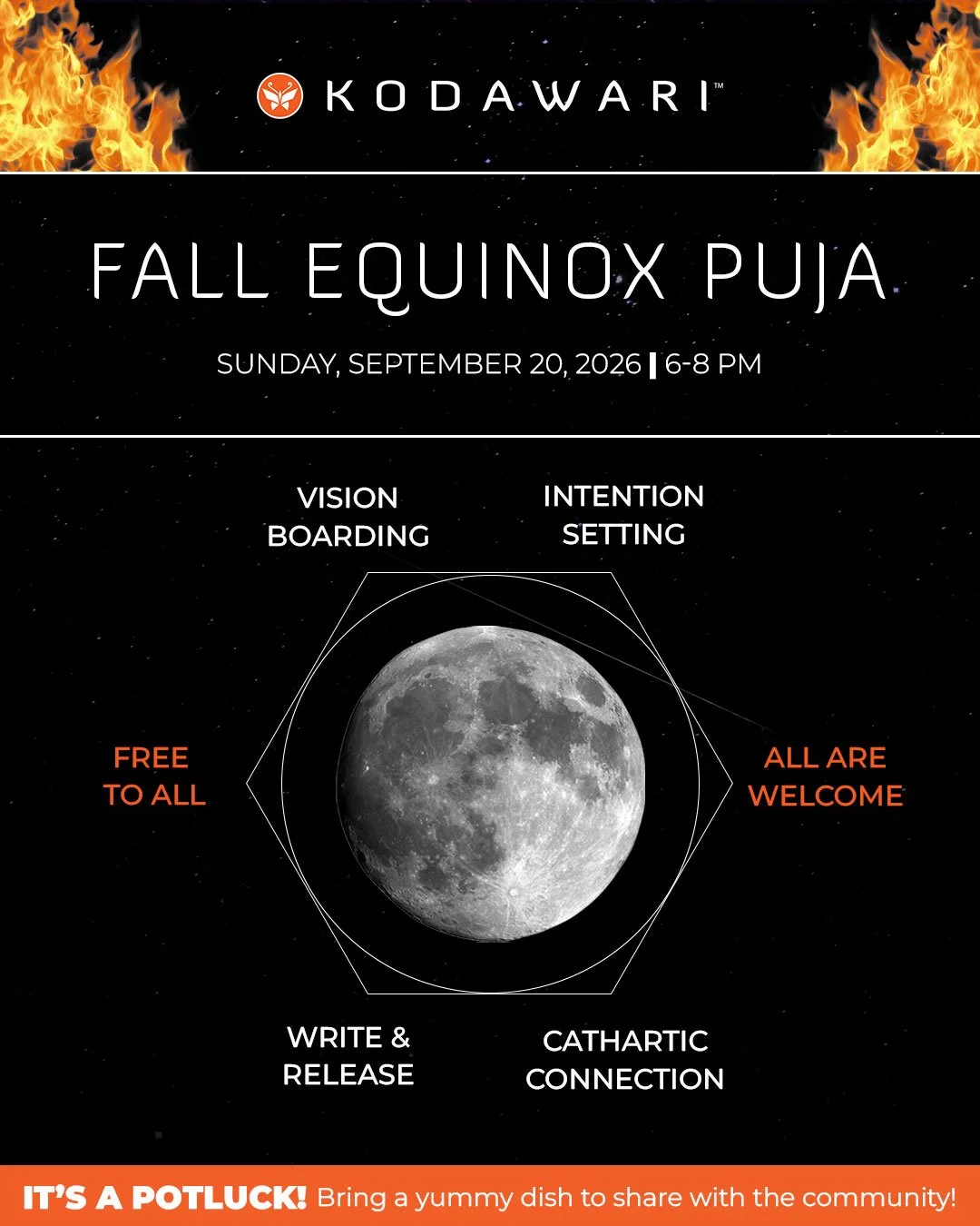 🍂 Fall Equinox Puja & Potluck 🔥