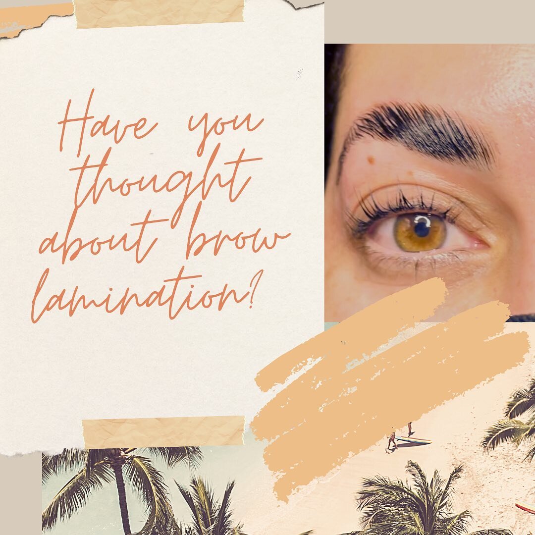 Brow Lamination Benefits 
✨ fuller/thicker appearance 
✨provides more distinct shape 
✨keeps those stubborn hairs in one direction. 
✨helps cover any gaps in brows 

#brows #beauty #beautybabesandco #conejovalley #browartist