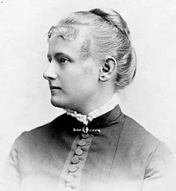 Black and white photo of Vida Dutton