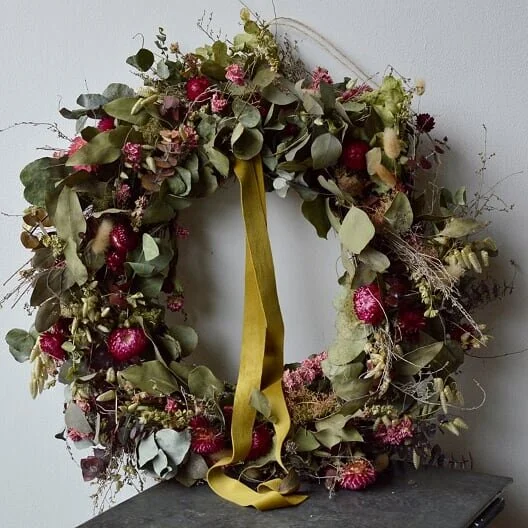 Winter Dried Wreath