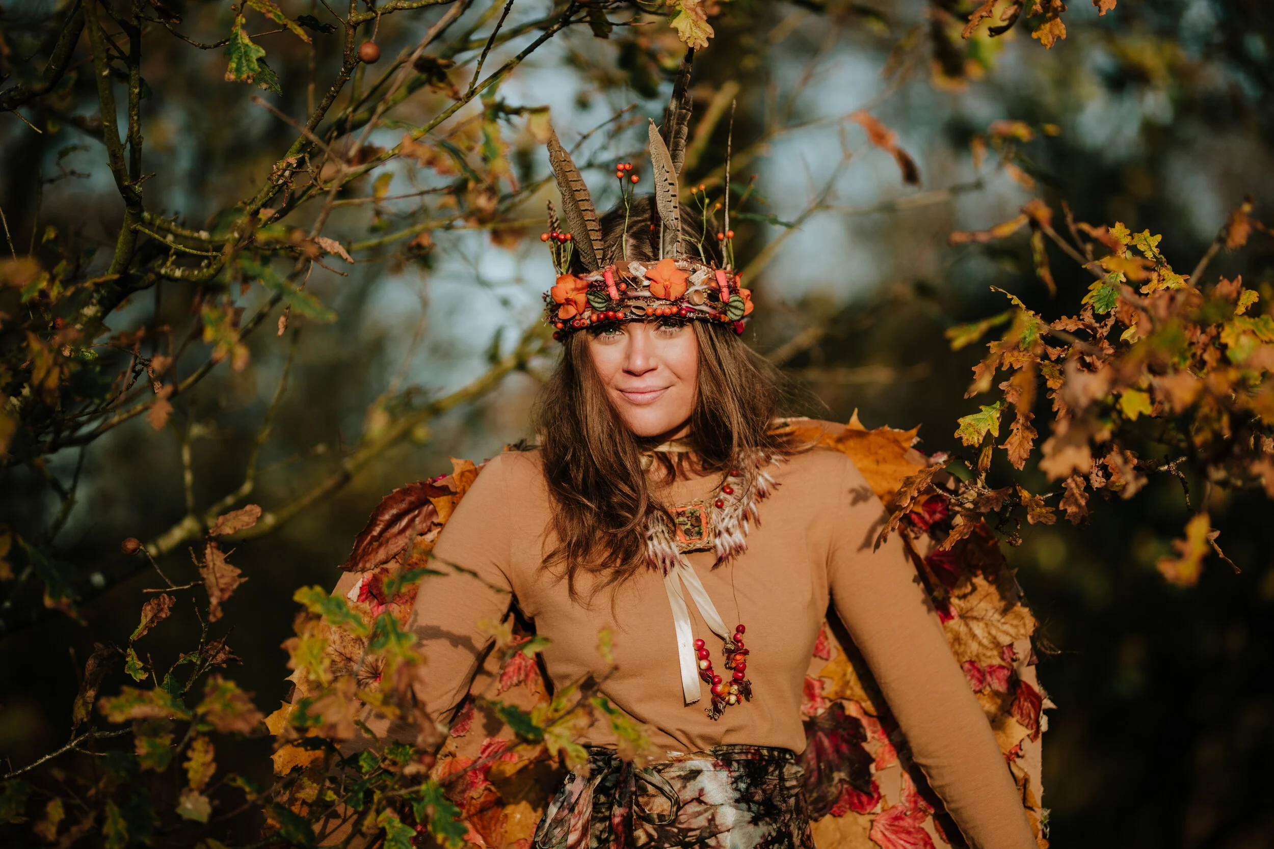 Respite into floral fantasy..... Our Autumn Fairy.