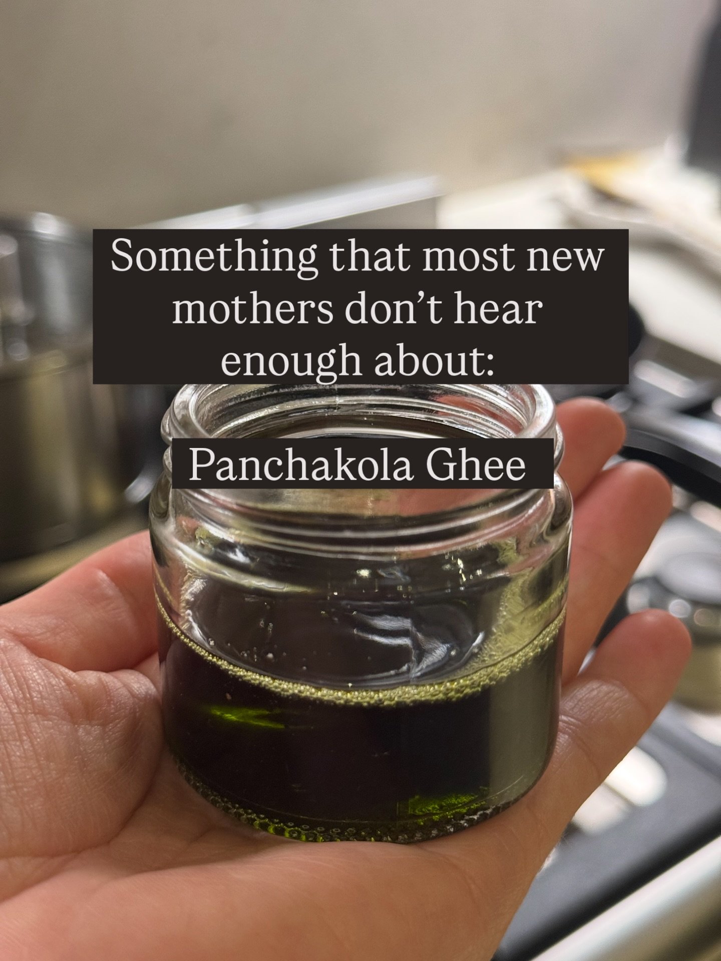 Panchakola ghee is one of the first things I offer to a mother that has just given birth.

In Ayurveda, we understand that after birth, agni is low.
Digestion is fragile, the body is open, and everything needs warmth to come back into balance. This i