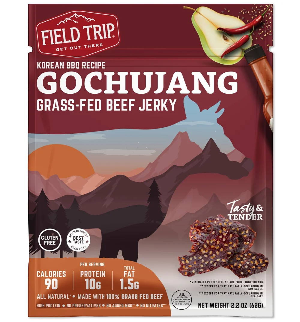 Field Trip, Gochujang Beef Jerky, 1 Oz (Case Of 12)