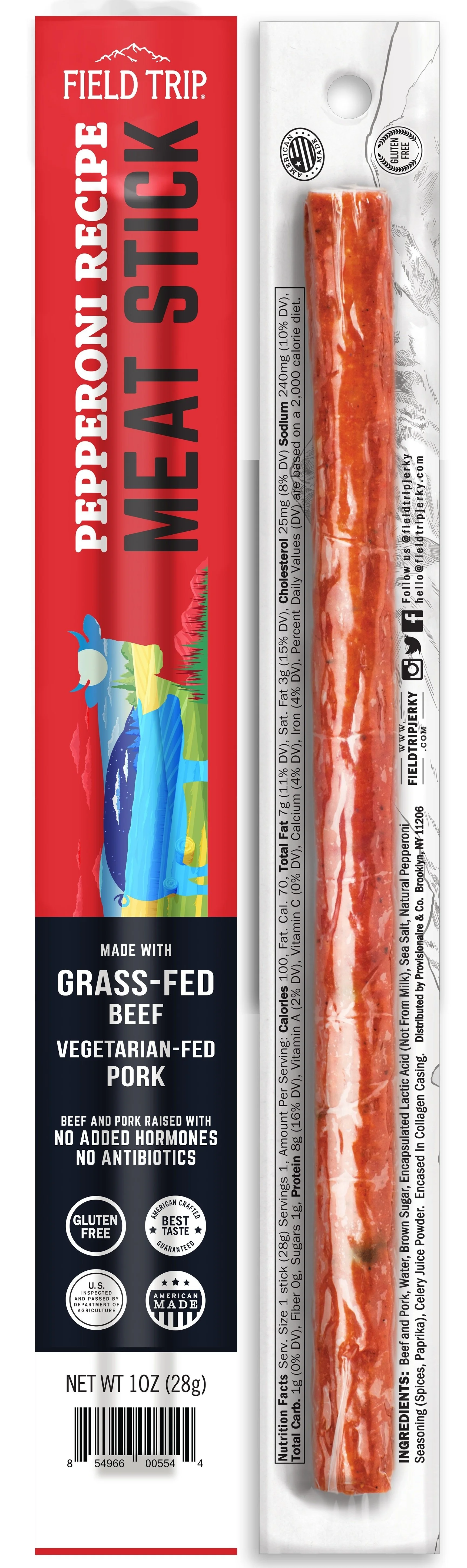 Variety 10ct Sticks (Beef/Pork/Turkey) — Field Trip Snacks