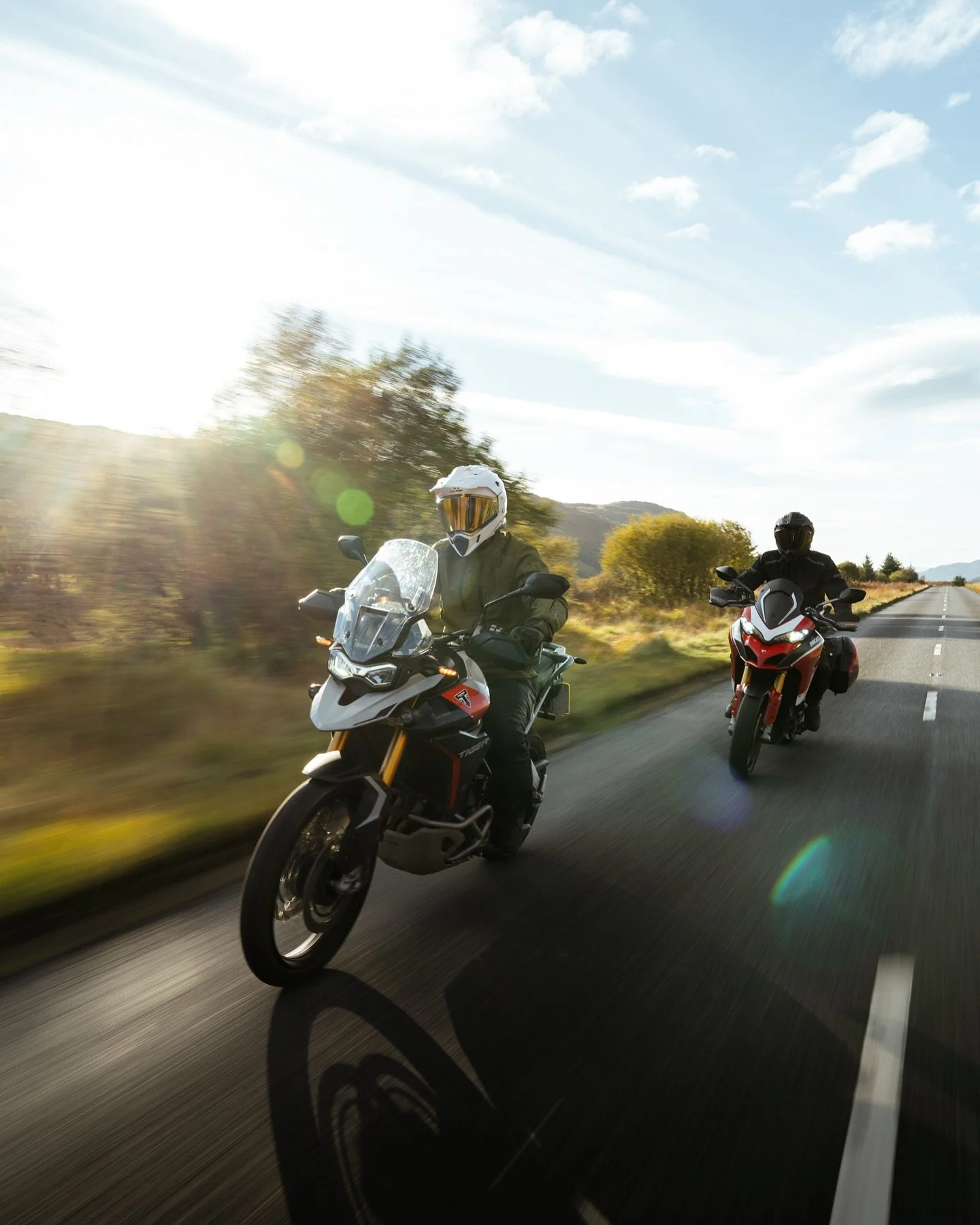 Adventures across Scotland with @salem.moto and @max.hwrd for @xlmoto last month. 

A super fun few days shooting what I love - Things with wheels in the outdoors. 

#xlmoto #ducati #triumph #triumphuk #ducatiuk #commercialphotographer #motorcyclepho