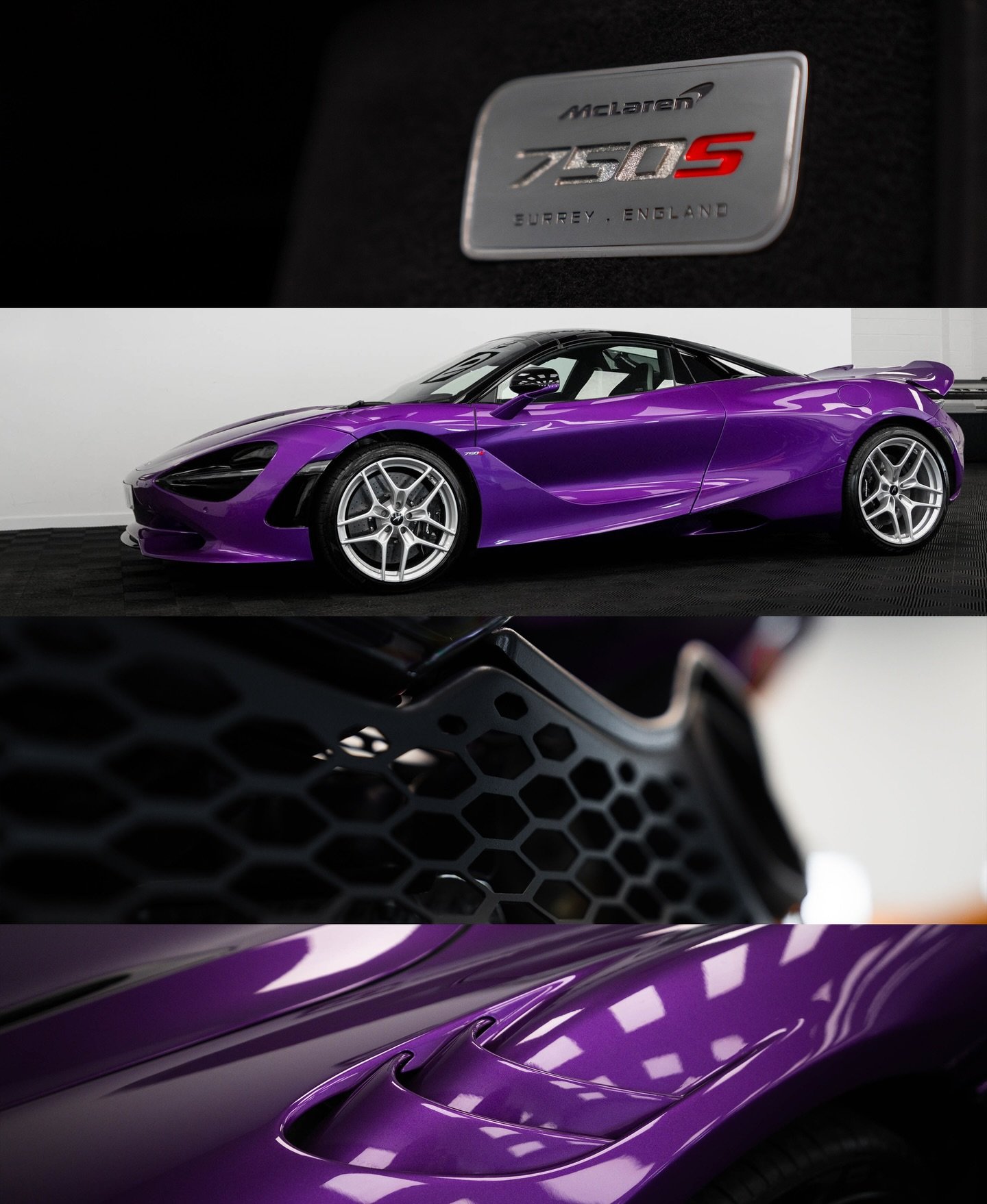 This @mclaren 750s in MSO Mauvine looked absolultey stunning - what a colour. 

Shot for @incredibledetail at the end of 2025

#mclaren #750s #mso #automotivedetailing #automotivephotographer