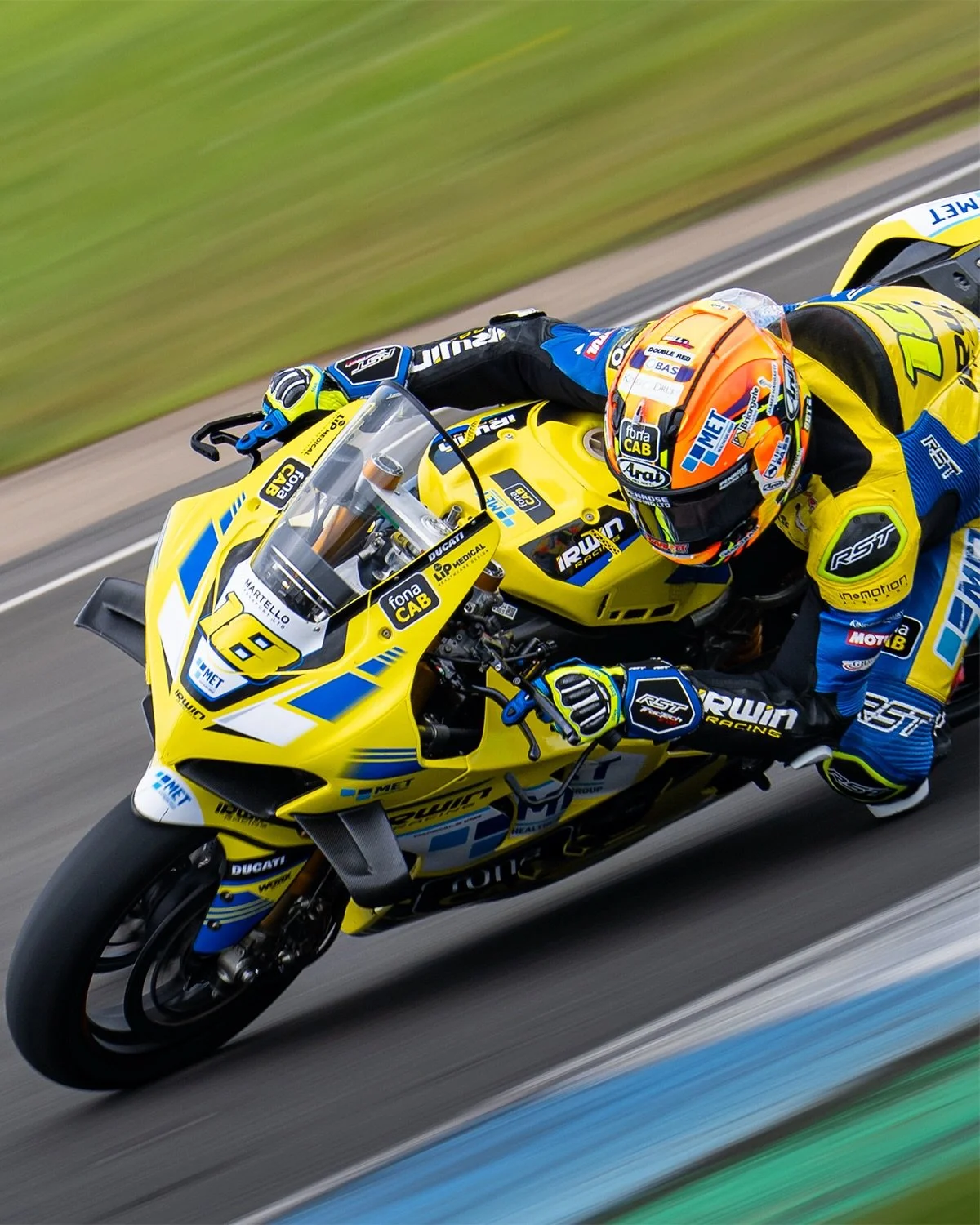 Sadly @andrewirwin8 will miss the Knockhill BSB round in a few weeks time.

Shots taken during the test at @knockhillracingcircuit last week. 

#andrewirwin #bsb #britishsuperbikes #knockhill #knockhillracingcircuit