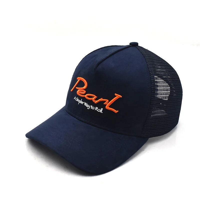 Pearl Suede Trucker Hat