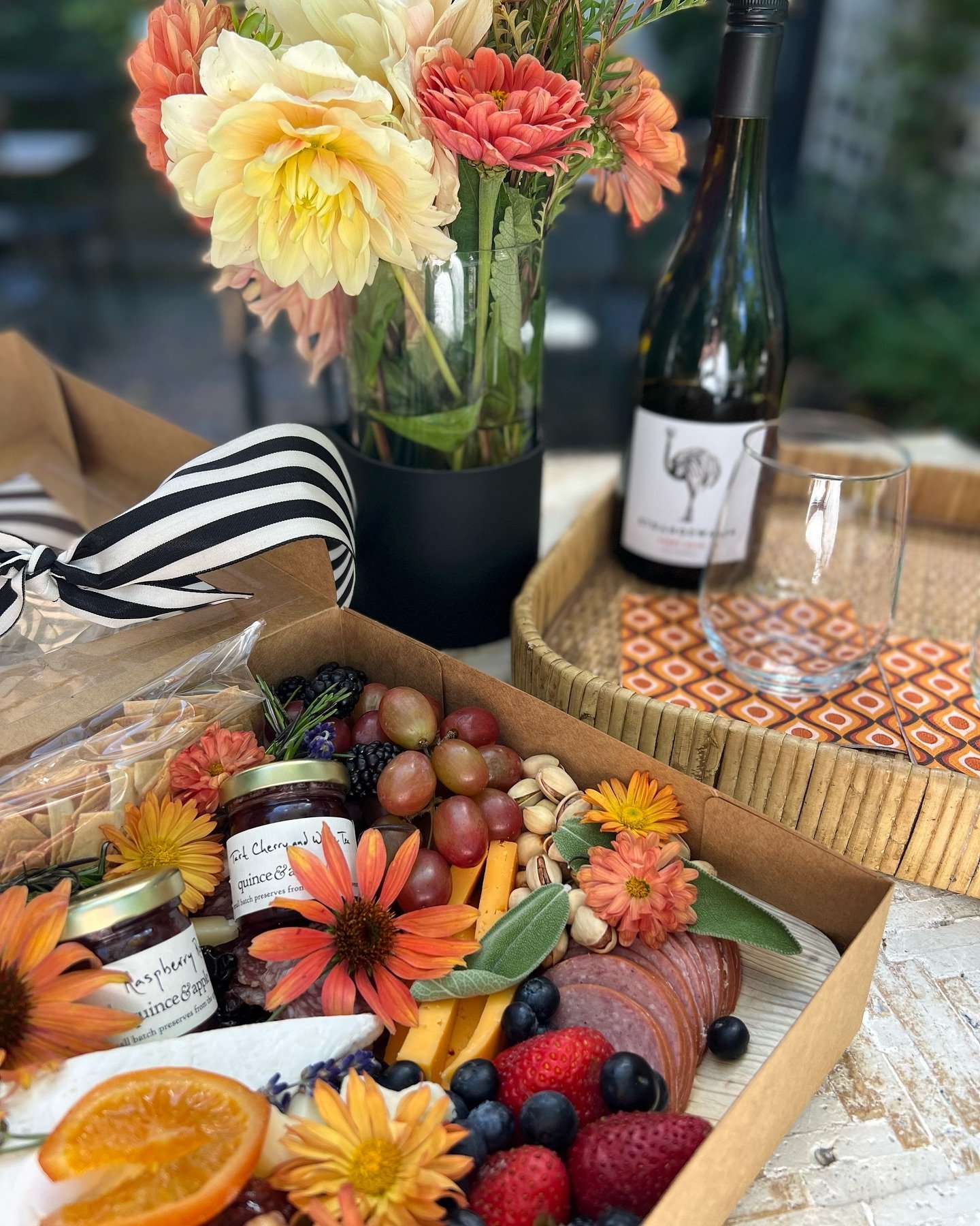 Happy Fun Friday Chi-cuterie friends! Pop in today and enjoy a Lewis box for only $32 and our favorite Pinot Noir! 

Strangeways is produced in Buellton, California. Buellton is located in the Santa Ynez Valley and happens to be home to a large Emu a