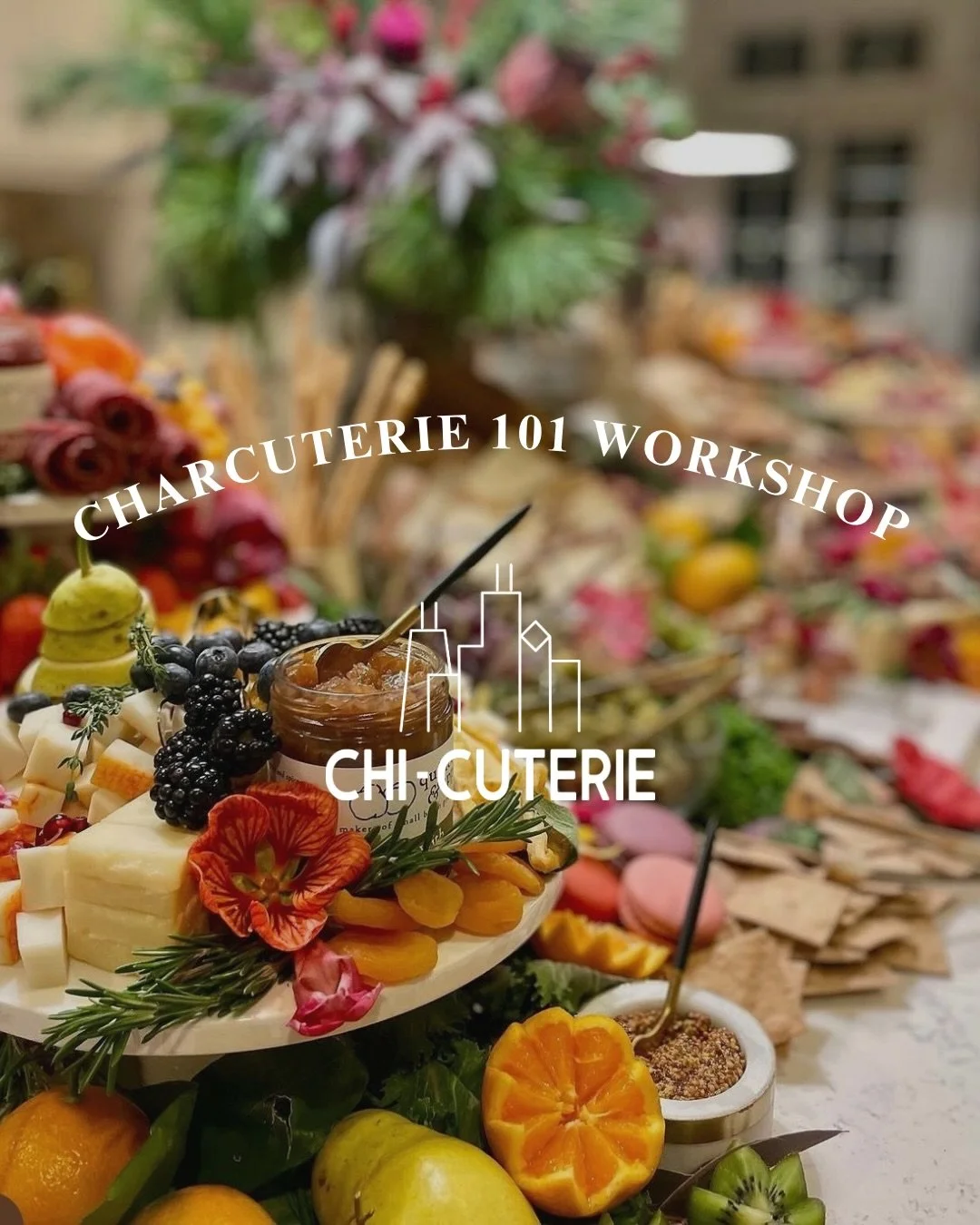 Join us to create a beautiful board overflowing with local goodness, cheese flowers, meat roses, and beautiful edible flowers that are our signature touches. Learn pairing tips and a very special signature cocktail/mock tail recipe. 

EACH TICKET TO 