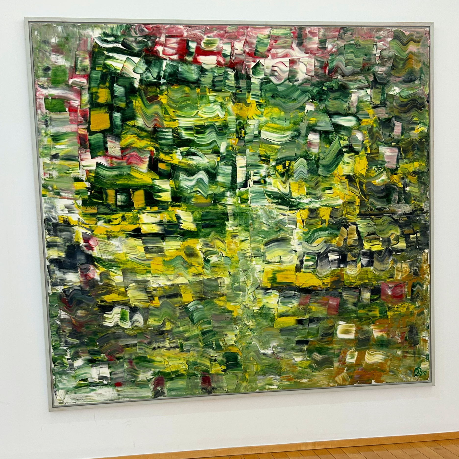 Sveinn Björnsson - Painting - Oil on canvas. 200x216 cm. 1990. National Gallery of Iceland Collection