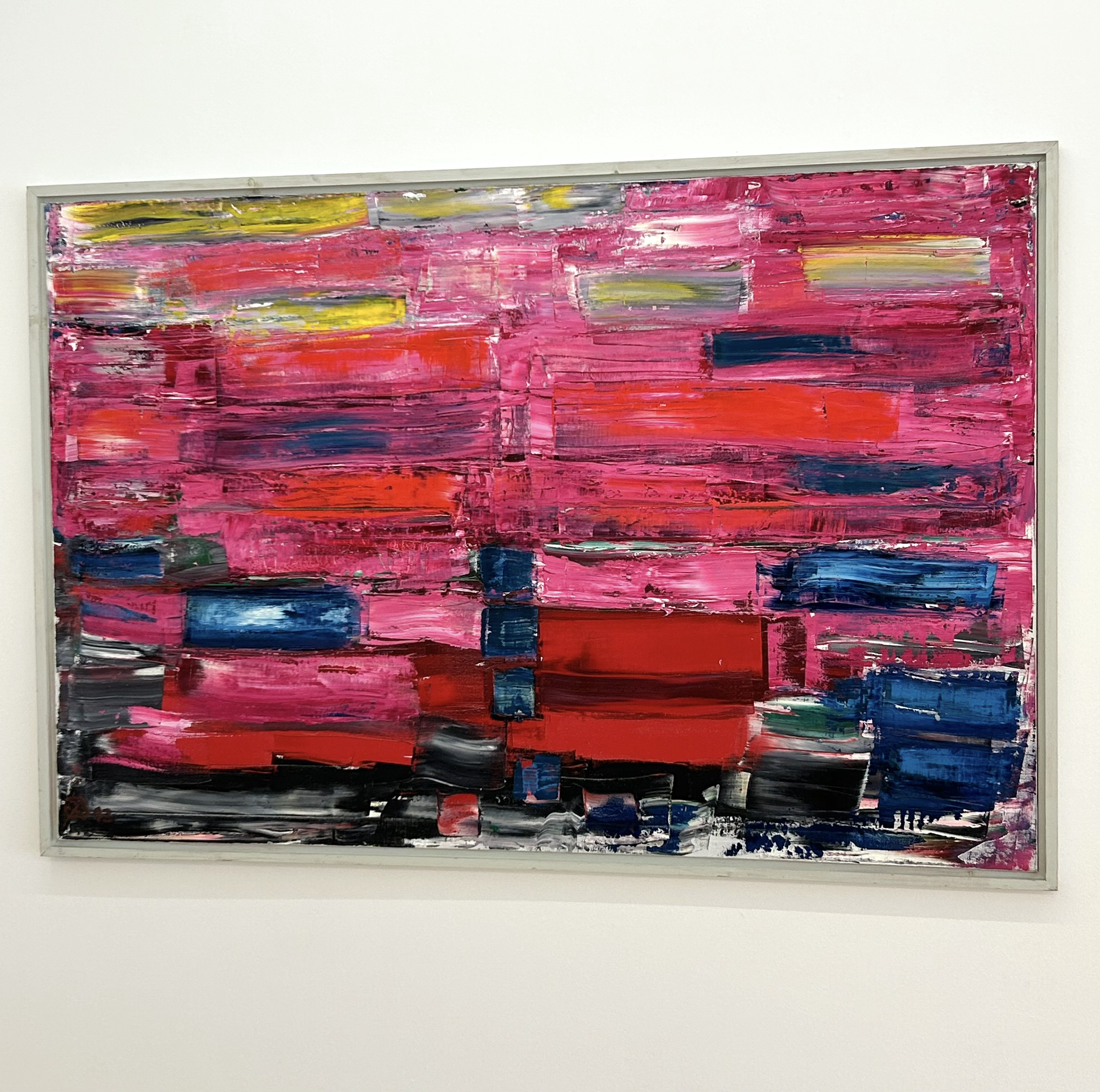 Sveinn Björnsson - Love - Oil on canvas. 120x180 cm. 1993. National Gallery of Iceland Collection. 