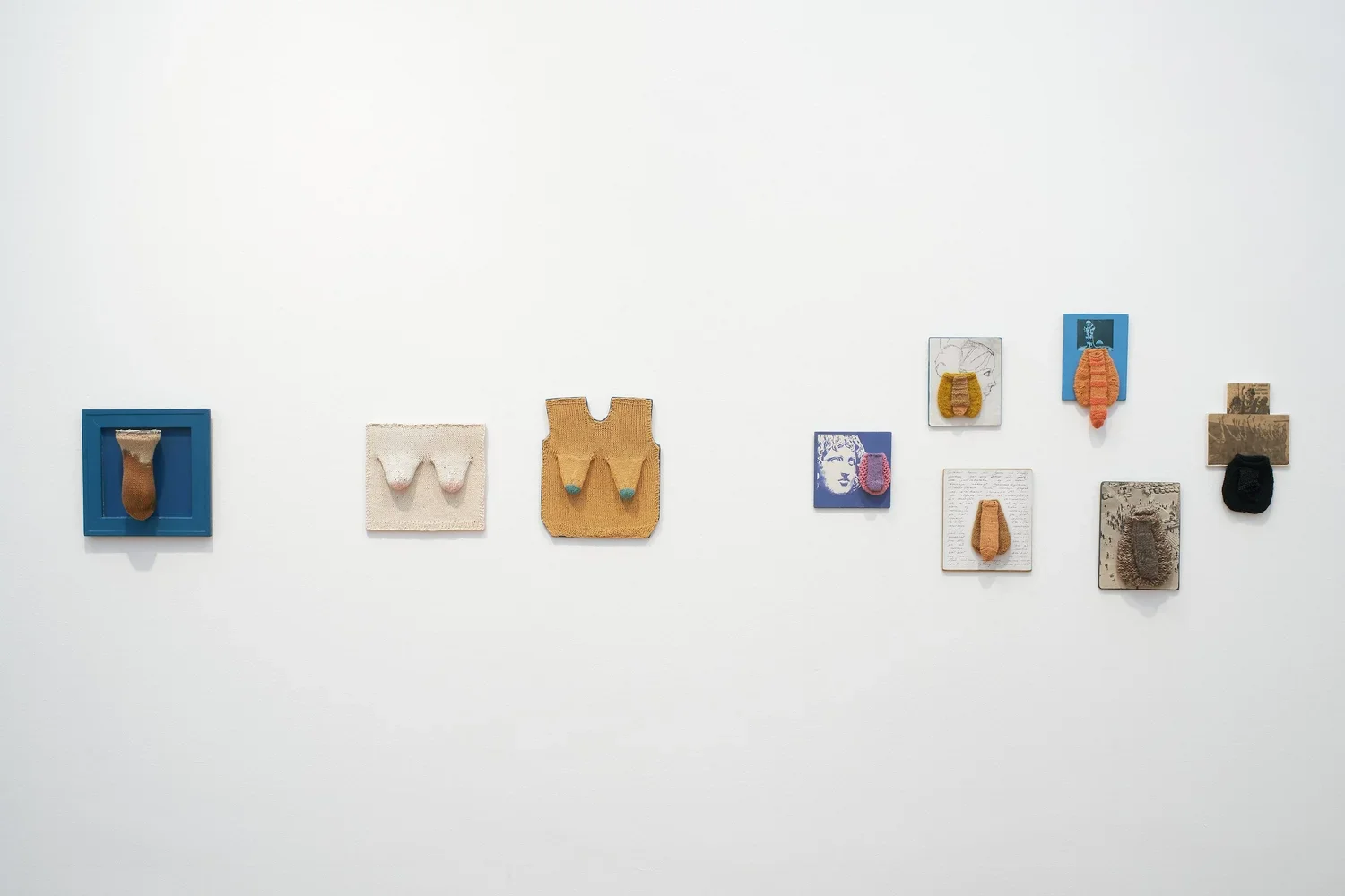 Hildur Hákonardóttir, The bag series (Coffee Bag, Breasts I and II, The History of Man), 1971