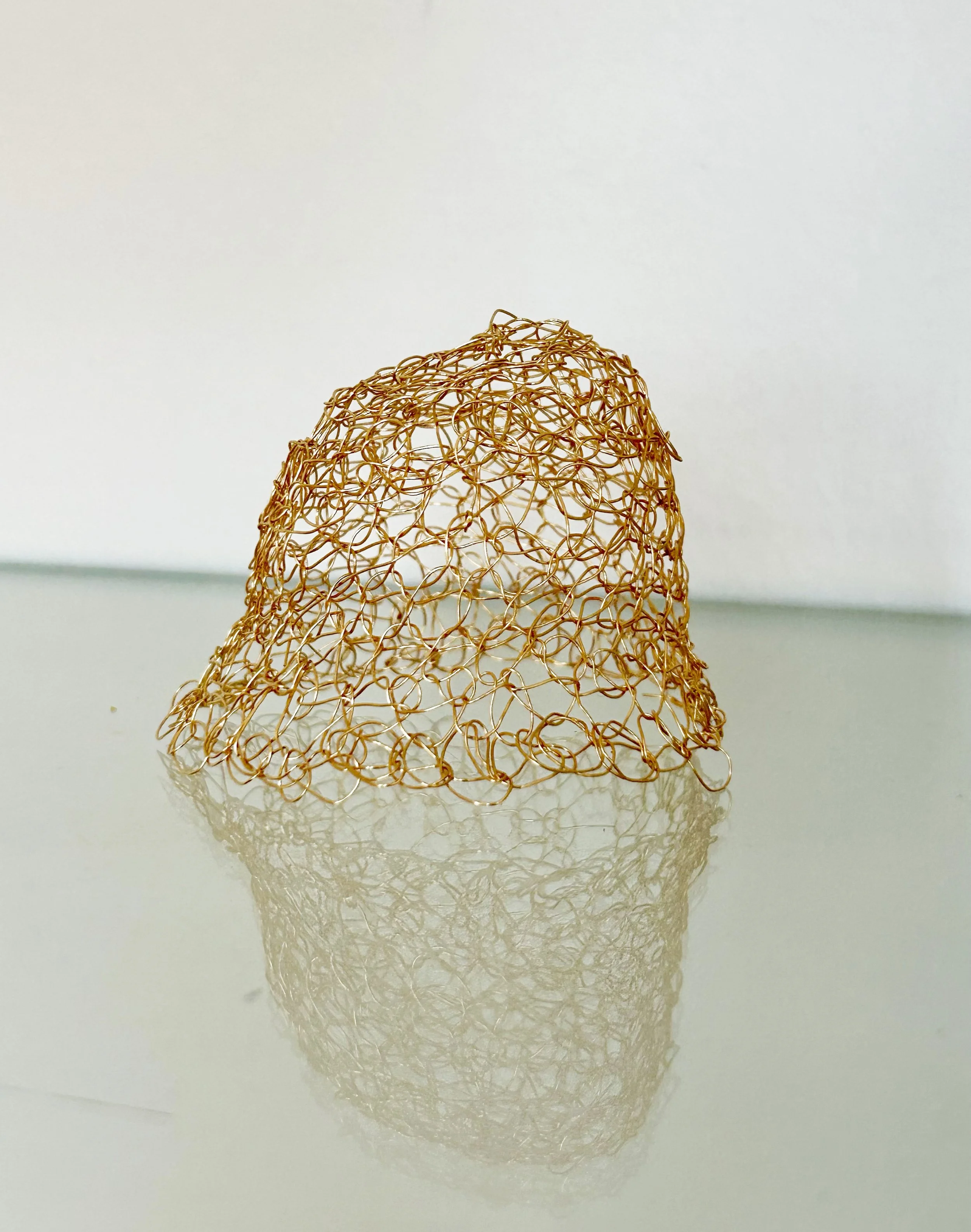 Holy Mountain ( Helgafell ) – crochet copper wire. 2026. 7 x 5.5 x 6 cm. 2026                 