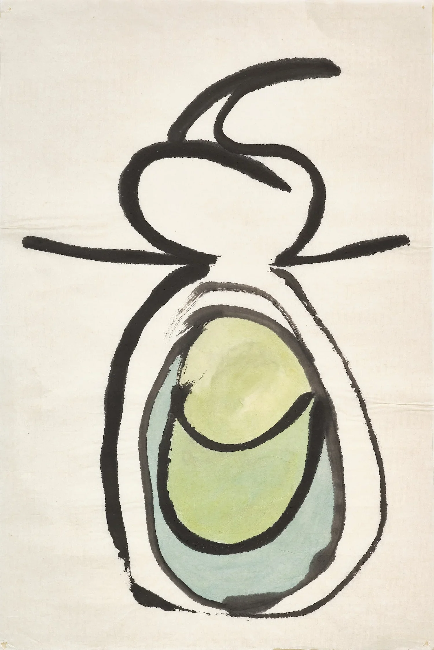 Hildur Hákonardóttir - Detail from the work Conception with Nectar, 2011. Ink on ricepaper.