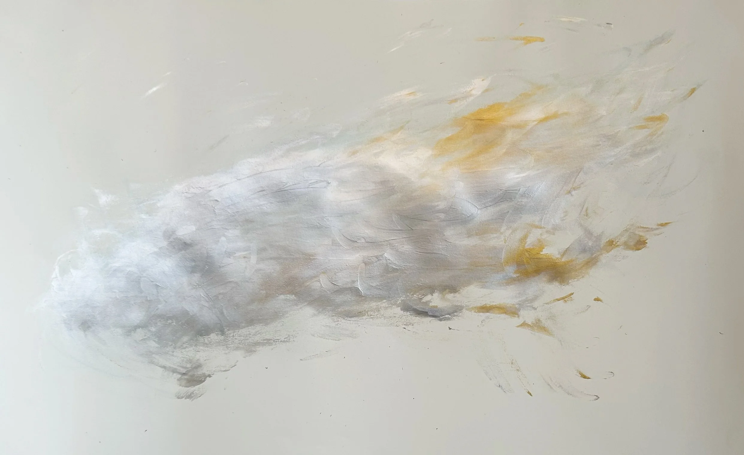 Lithium - acrylic on paper. 71.5 x 102 cm. 2026