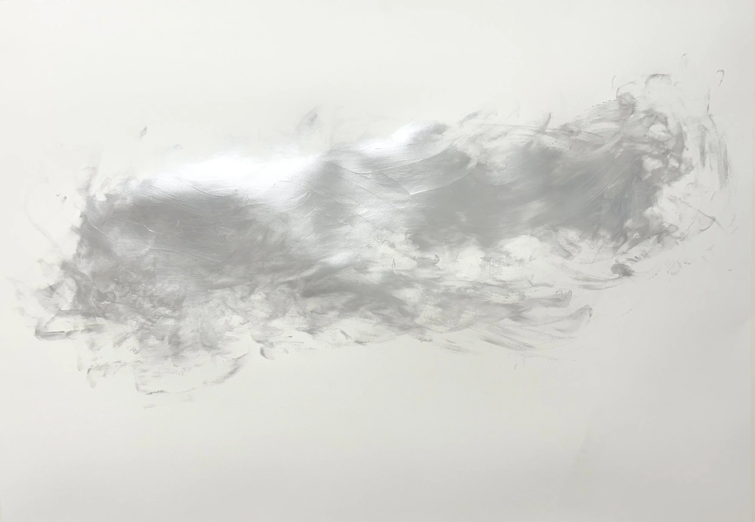 Lithium B - acrylic on paper. 71.5 x 102 cm. 2026                                                             